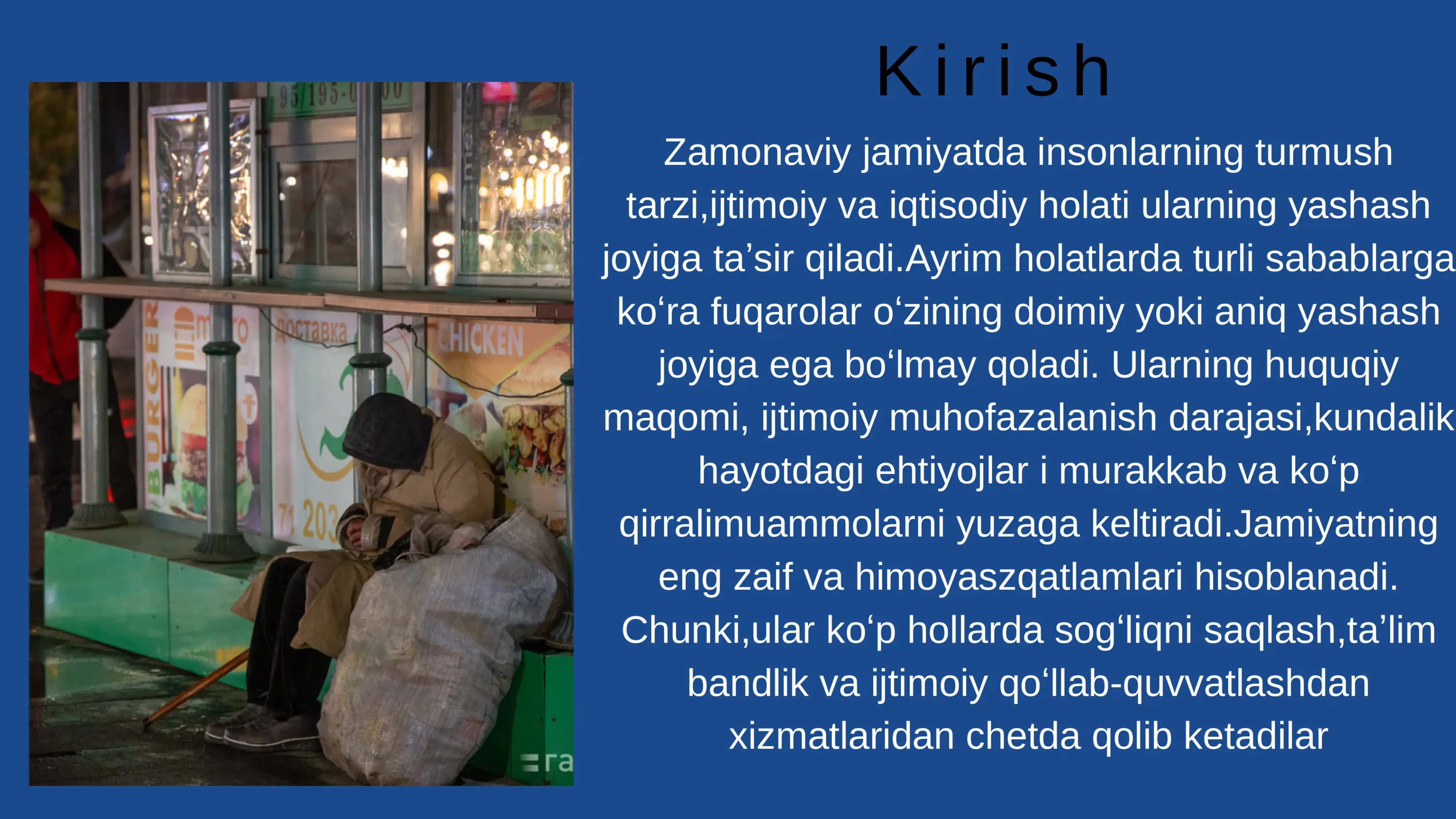 Aniq yashash joyi boʻlmagan shaxslar bilan ijtimoiy ish 2