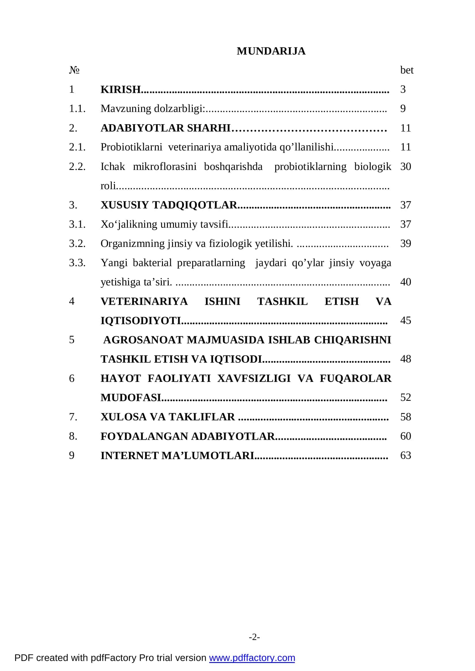 Probiotiklarning jaydari qo’ylar jinsiy sistemasiga ta’siri 2