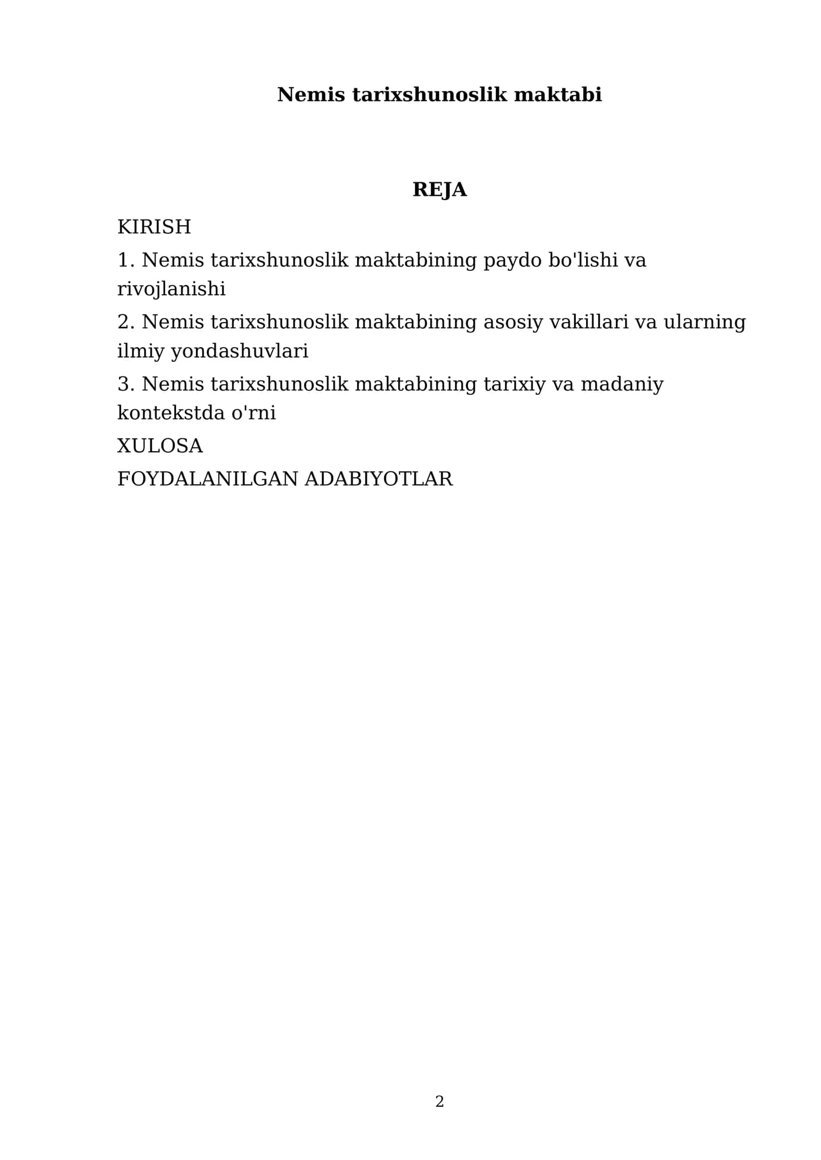 Nemis tarixshunoslik maktabi 2