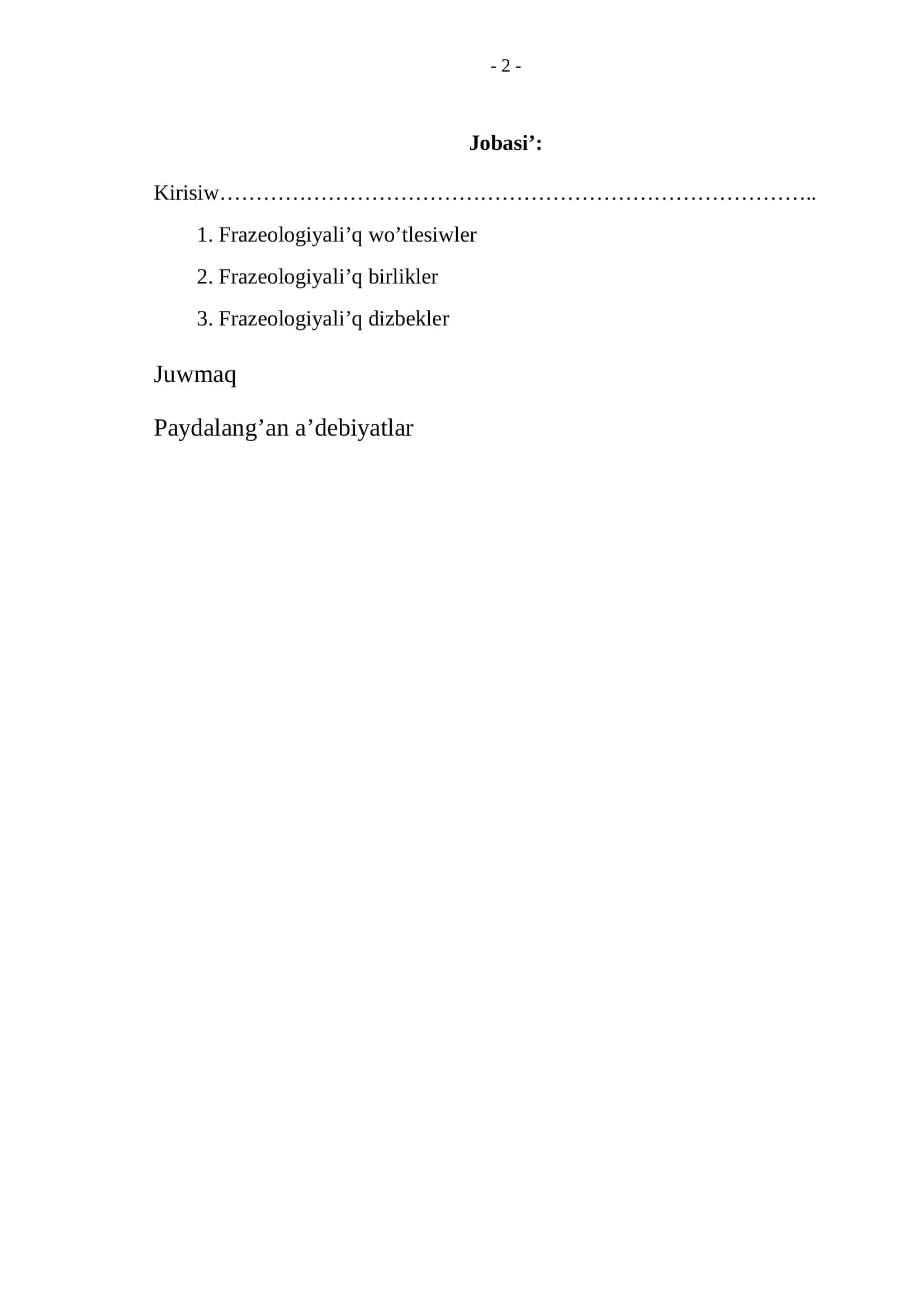 Frazeologizmalar semantikasi 2