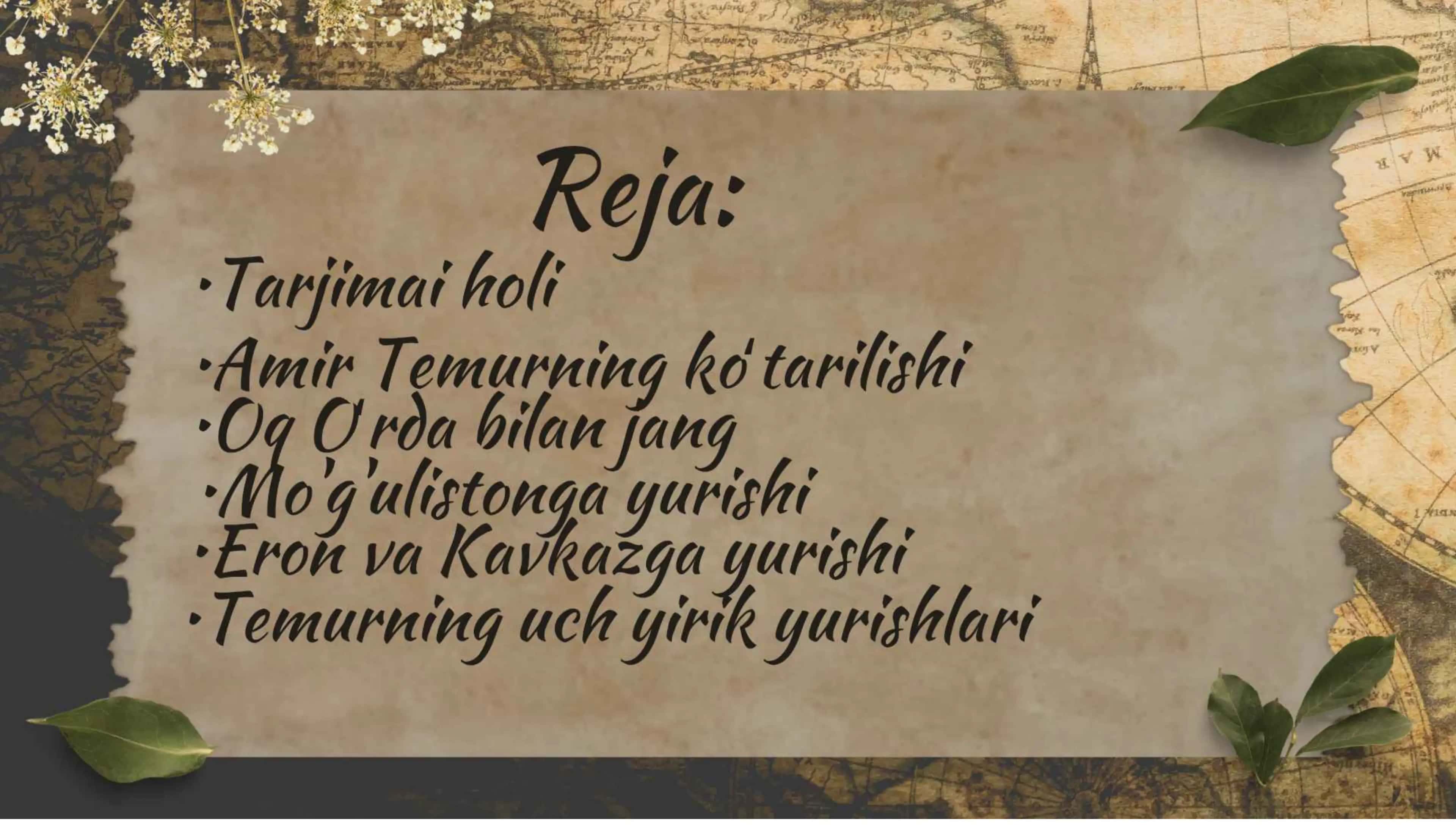 Amir Temur- buyuk davlat arbobi 2