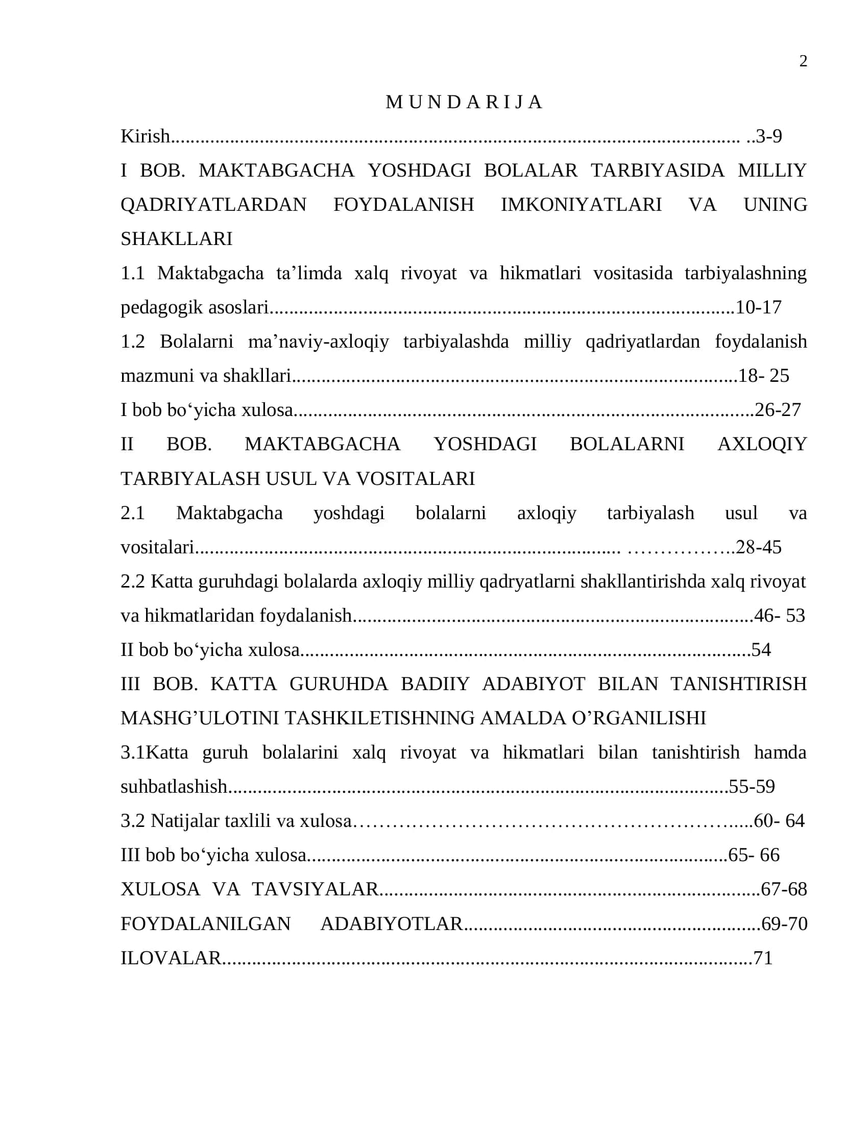 MAKTABGACHA KATTA YOSHDAGI BOLALARDA AXLOQIY-MILLIY QADRYATLARNI SHAKLLANTIRISH 2