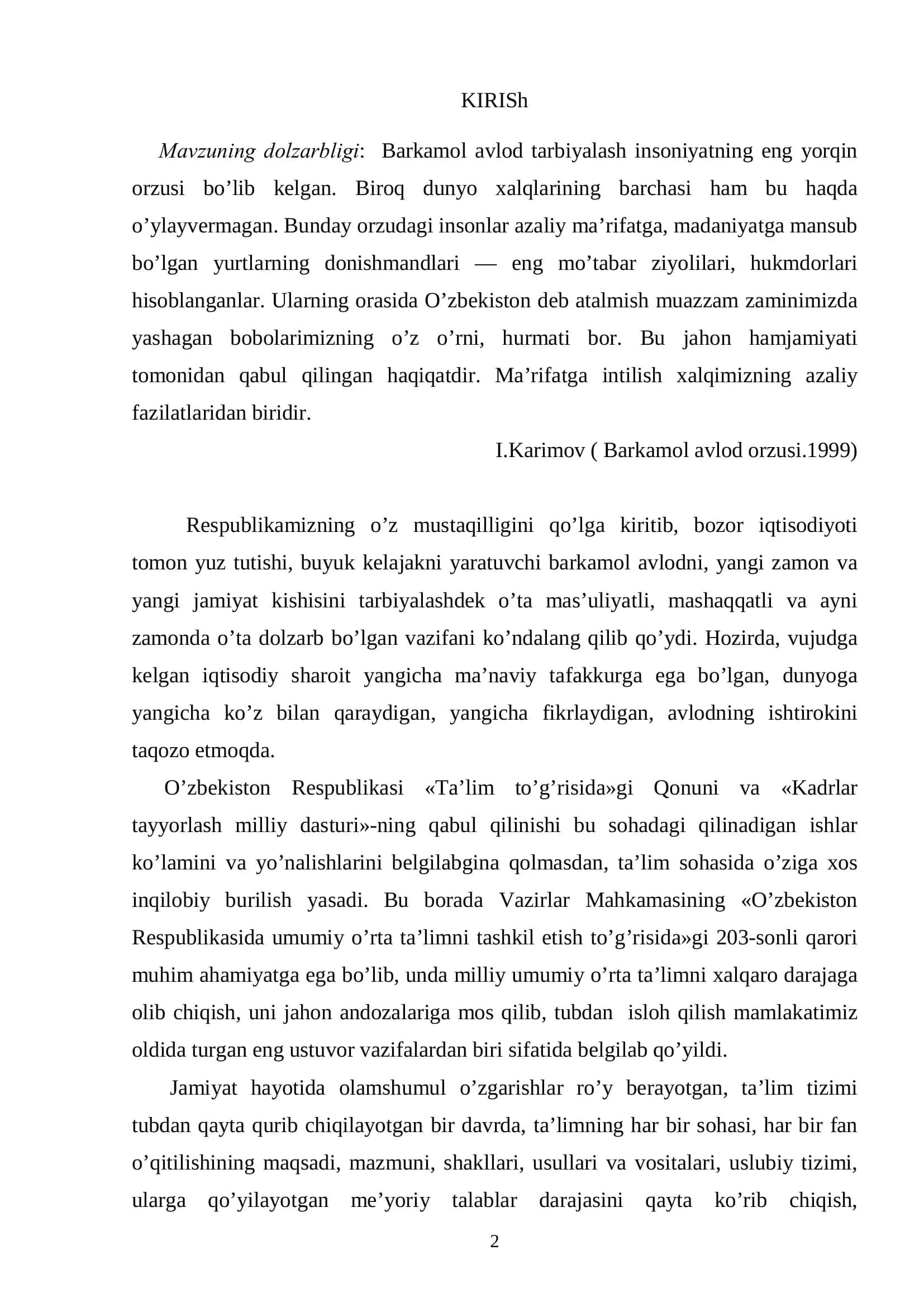 NA’MATAK O’SIMLIGINING BIOLOGIYASI VA ETISHTIRISH TEXNOLOGIYASINI O’RGANISH 2