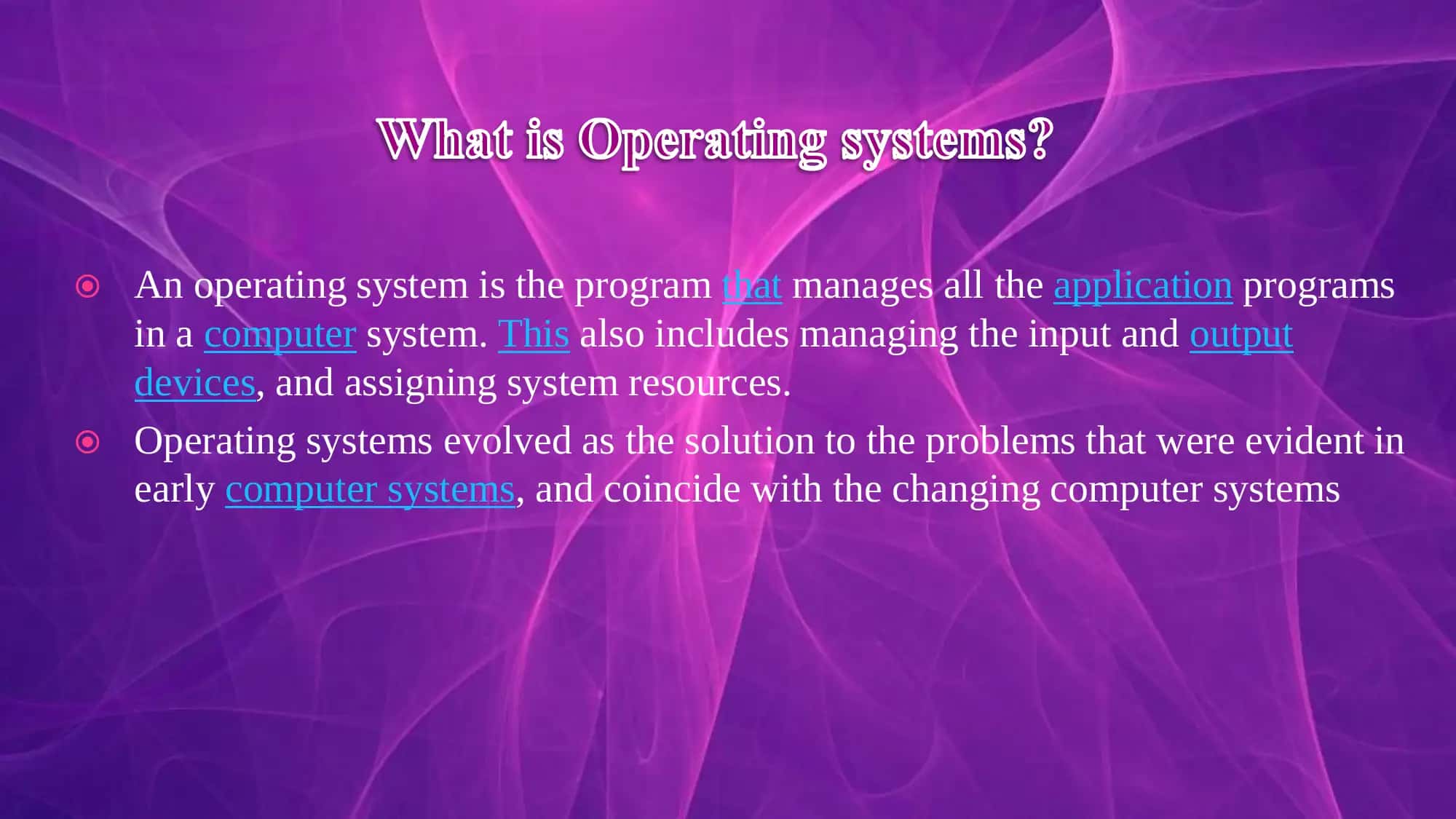 Operating Systems 2