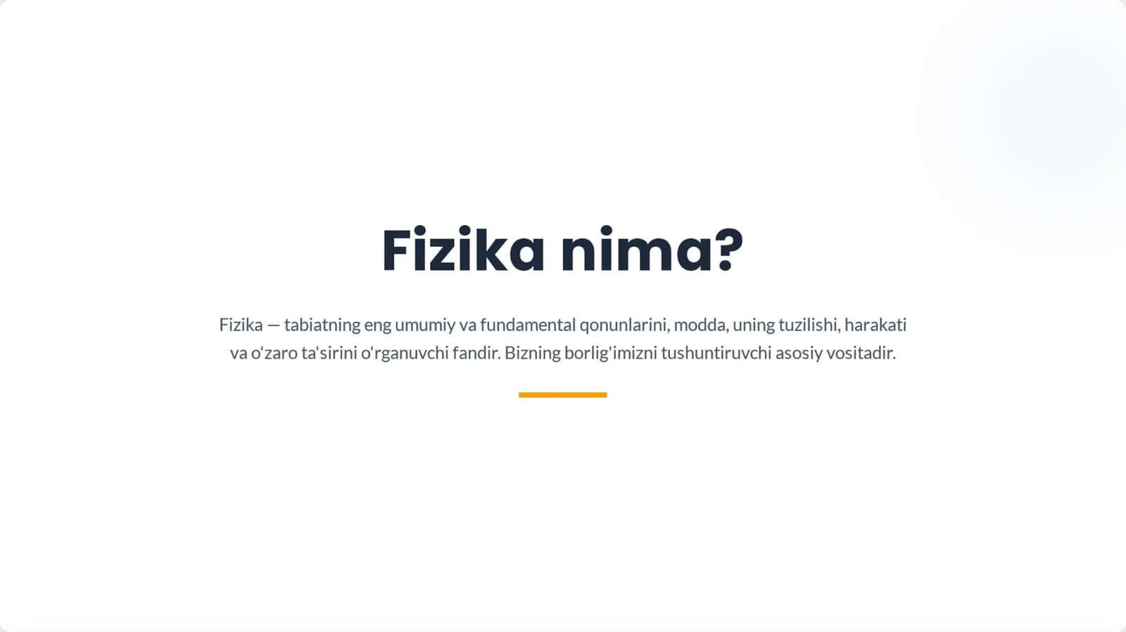 Fizika qonunlari: Koinot sirlari 2