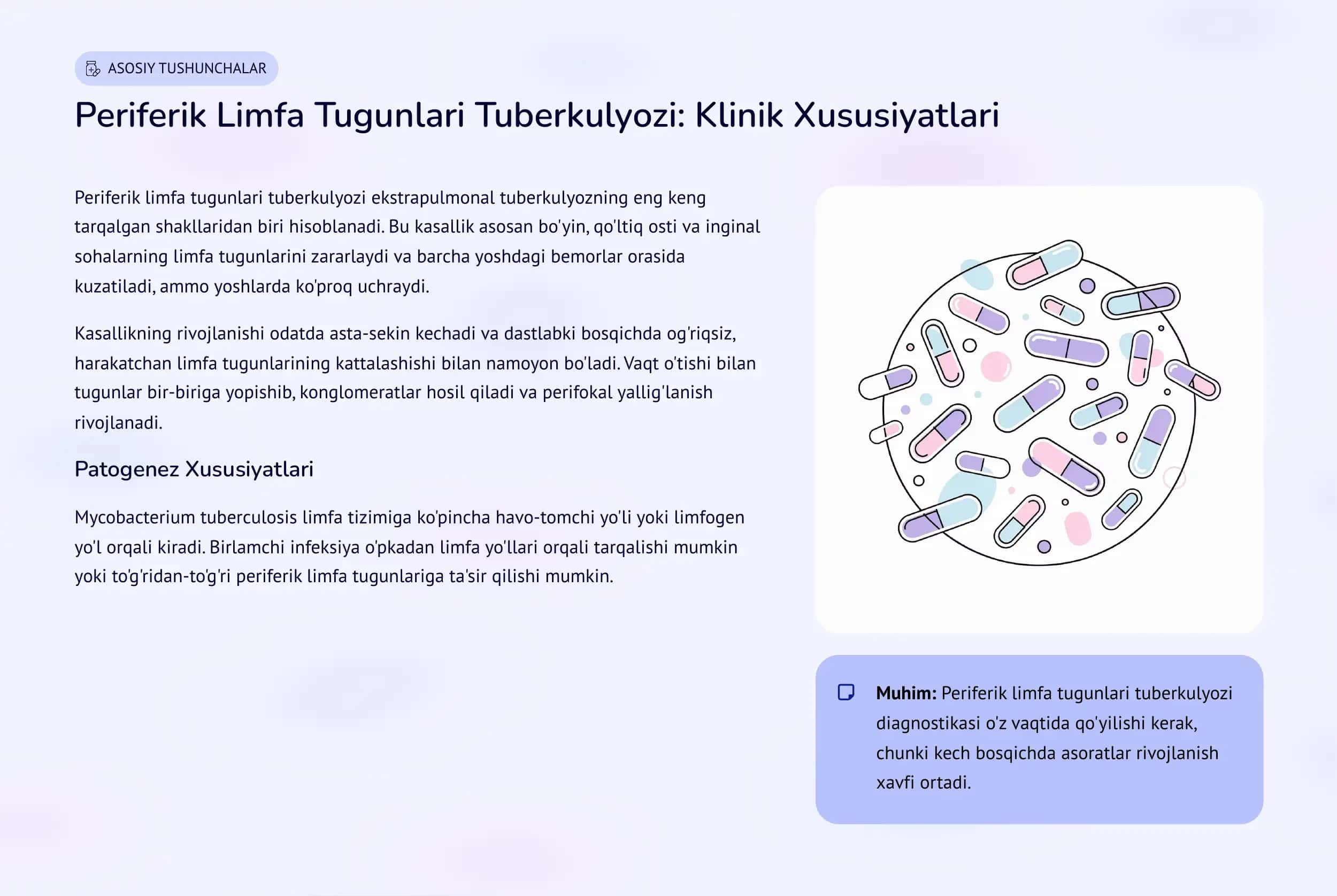 Periferik Limfa Tugunlari Tuberkulyozi: Klinik Xususiyatlari 2