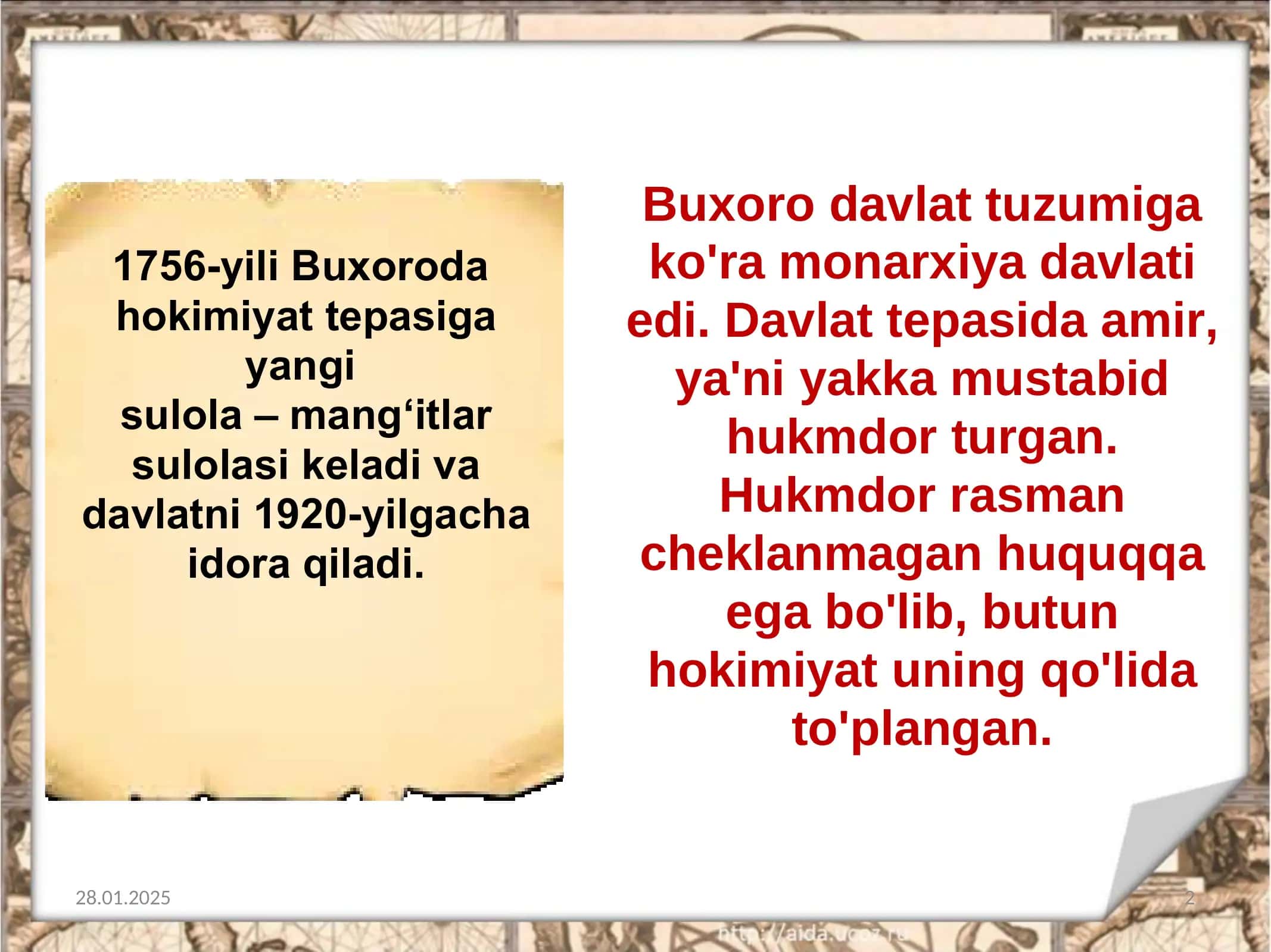 Mang‘itlar Boshqaruv Davri 2