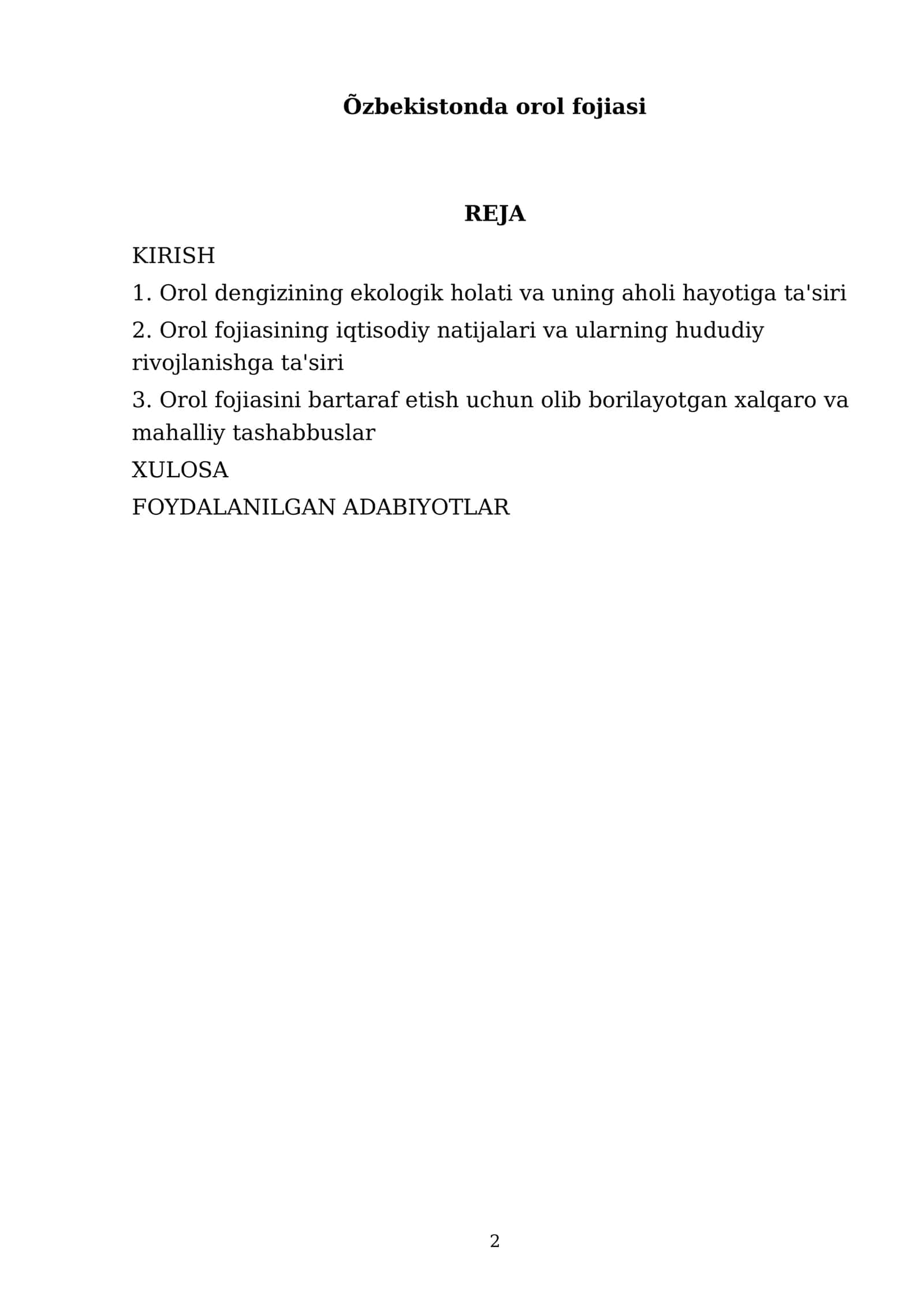 Orol fojiasi 2