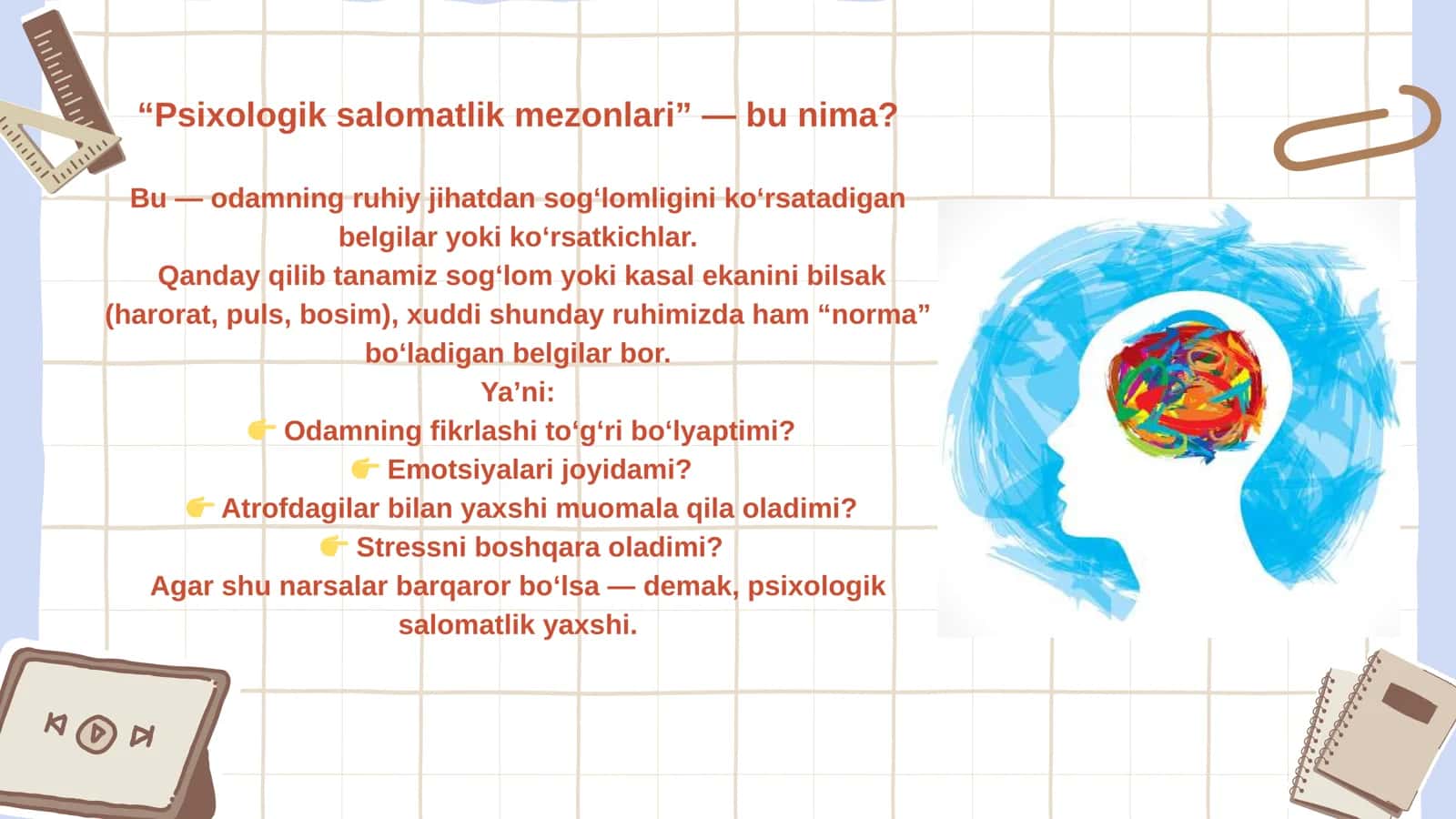 PSIXOLOGIK SALOMATLIK MEZONLARI 2