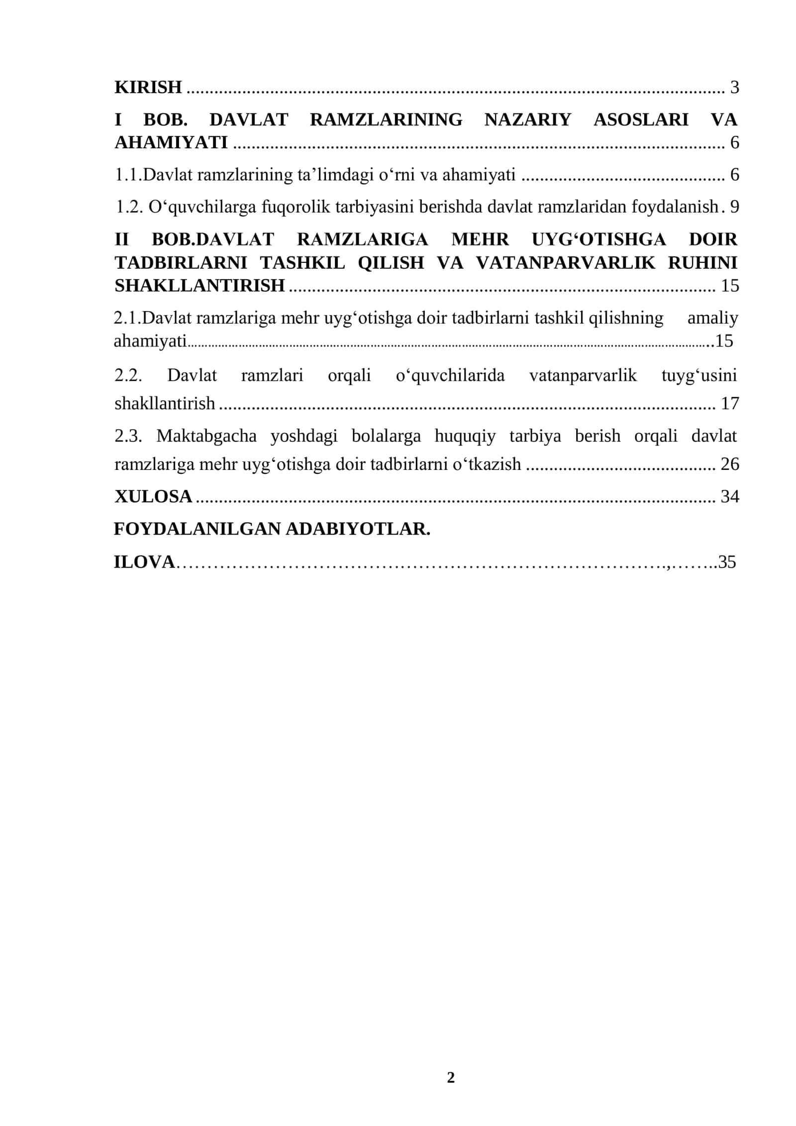 Boshlangʻich sinflarda vatanparvarlik milliy g„ururini tarbiyalash 2