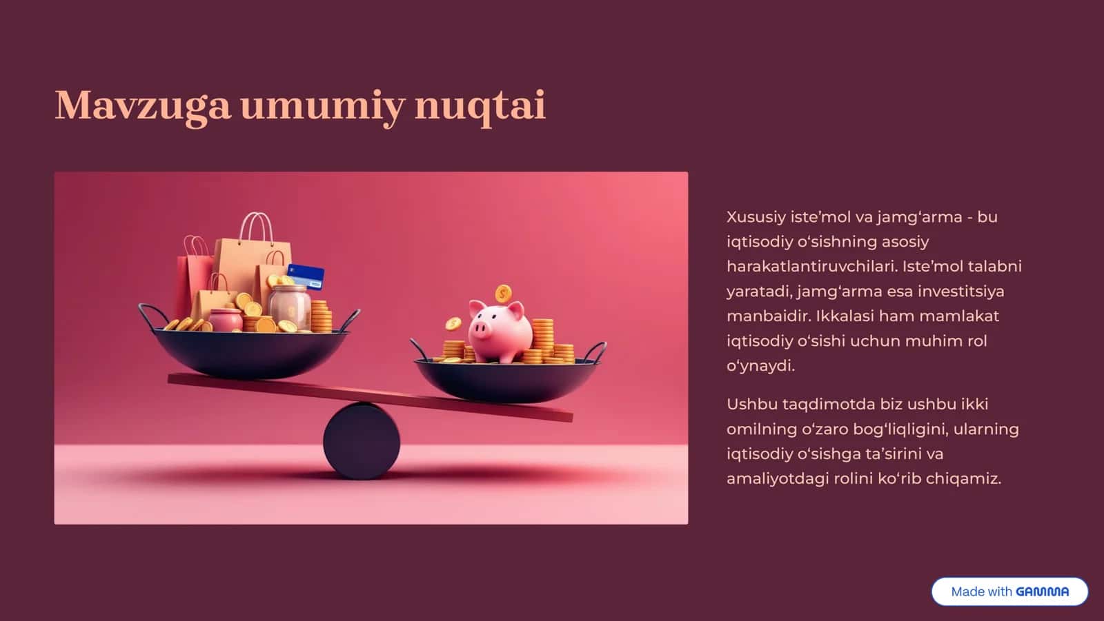Xususiy isteʼmol va jamgʻarmaning iqtisodiy oʻsishga taʼsiri 2