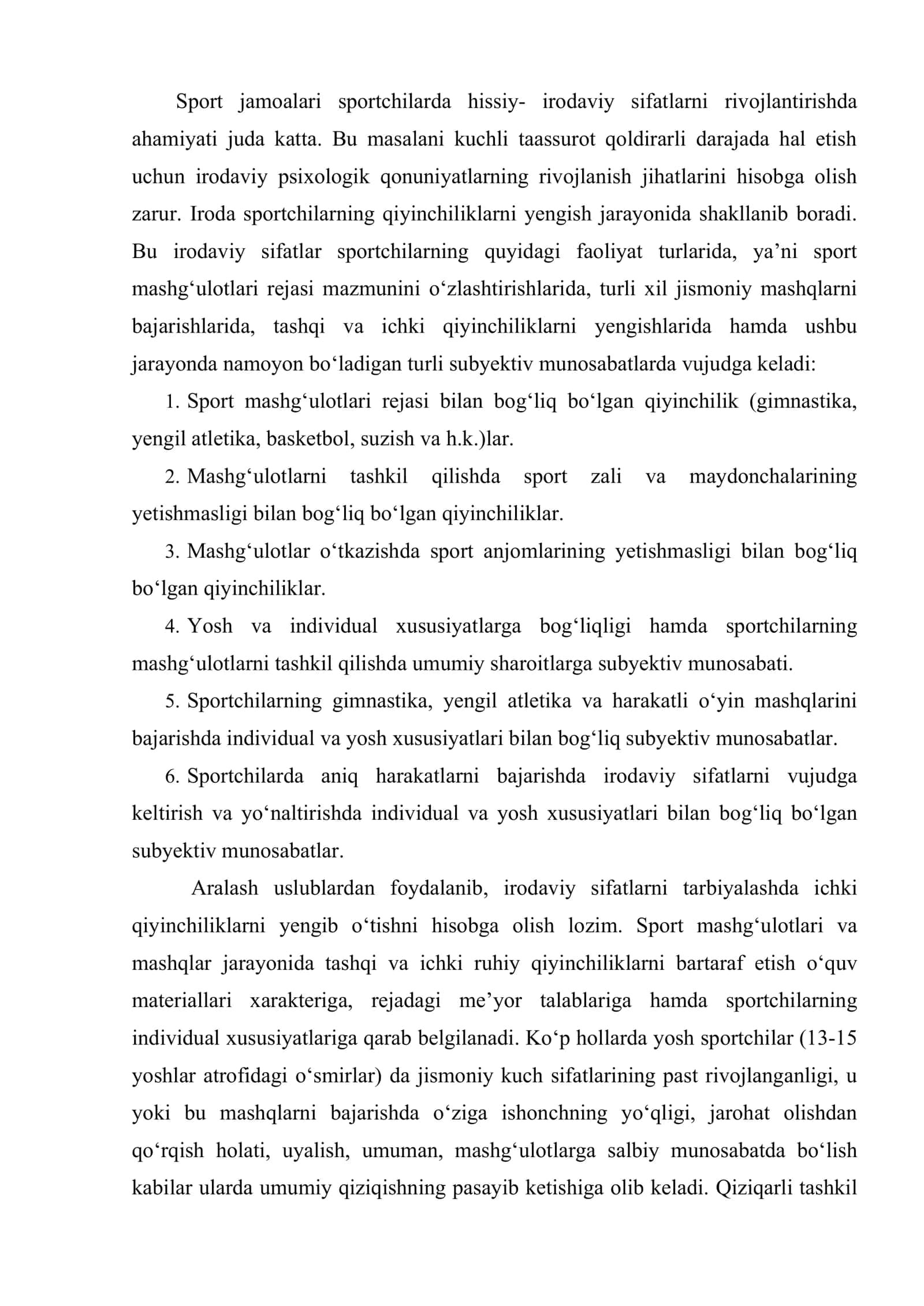 Sportchilarni bo‘lajak musobaqaga tayyorlashning psixologik asoslari 2