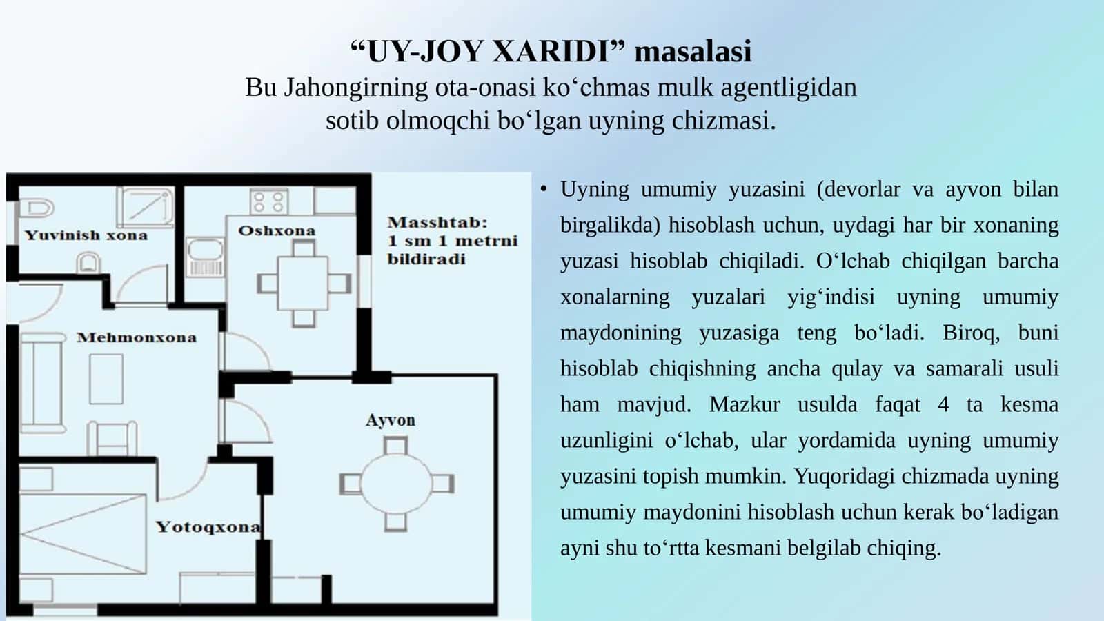 Matematik savodxonlikni baholash bo‘yicha masalalardan namunalar va tavsiyalar 2