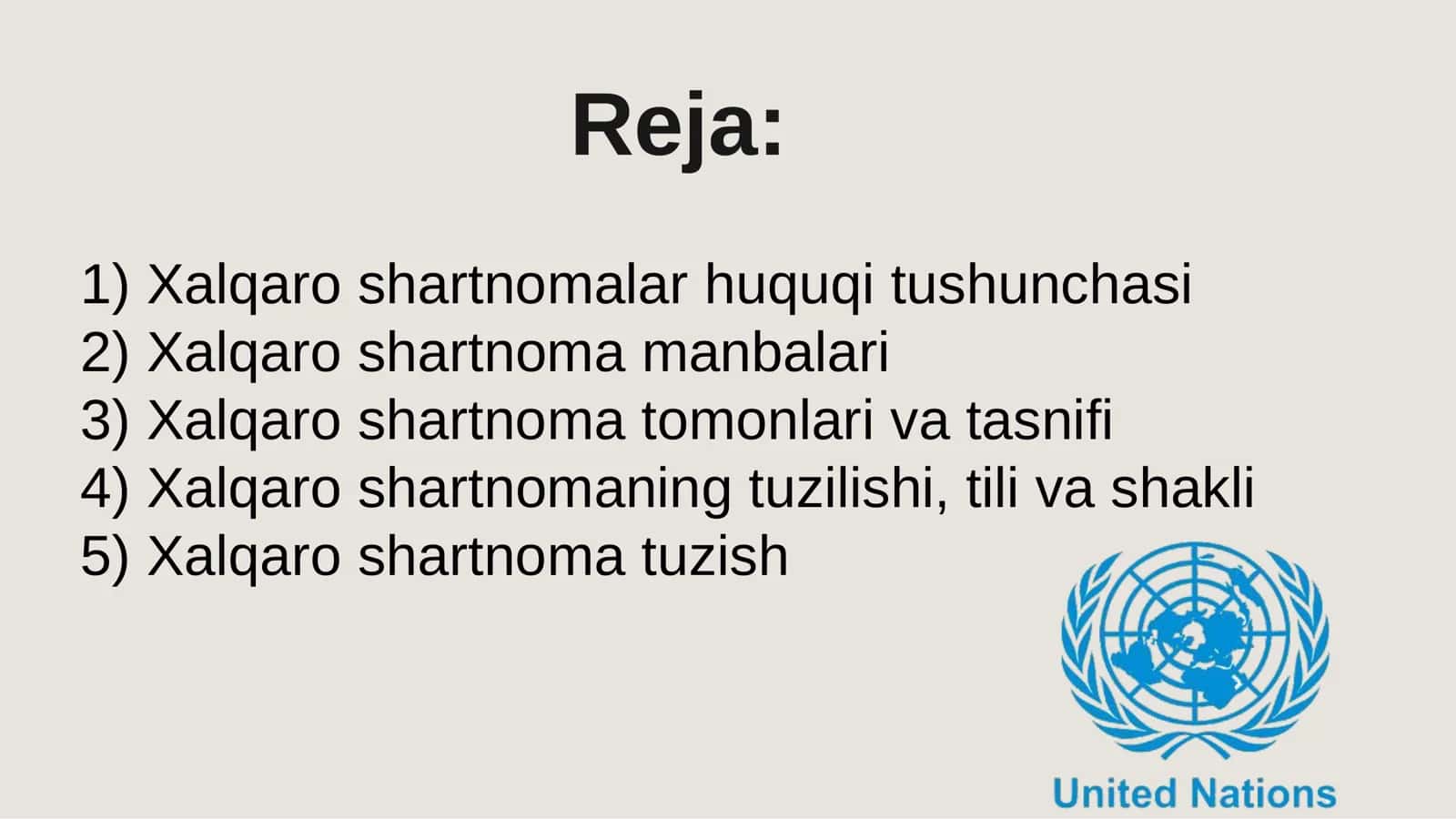 Xalqaro Shartnomalar huquqi 2