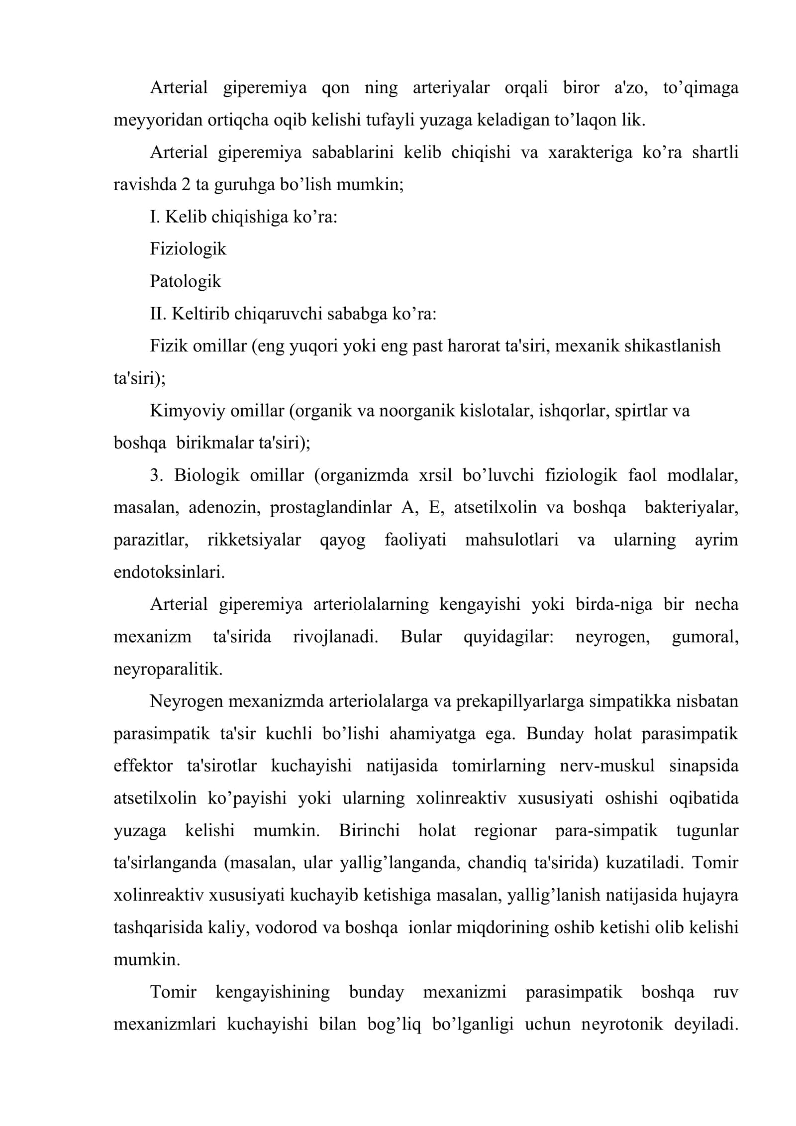 Qon aylanishining mahalliy buzilishlari 2