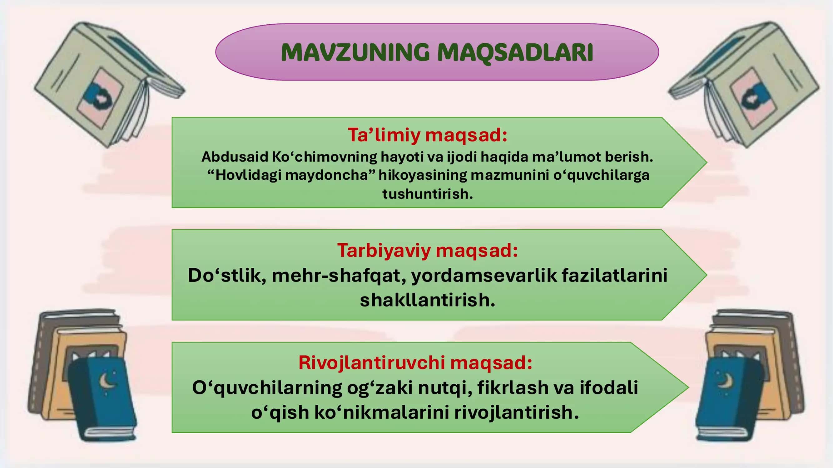 ABDUSAID KO'CHIMOVNING,, HOVLIDAGI MAYDONCHA" HIKOYASI 2