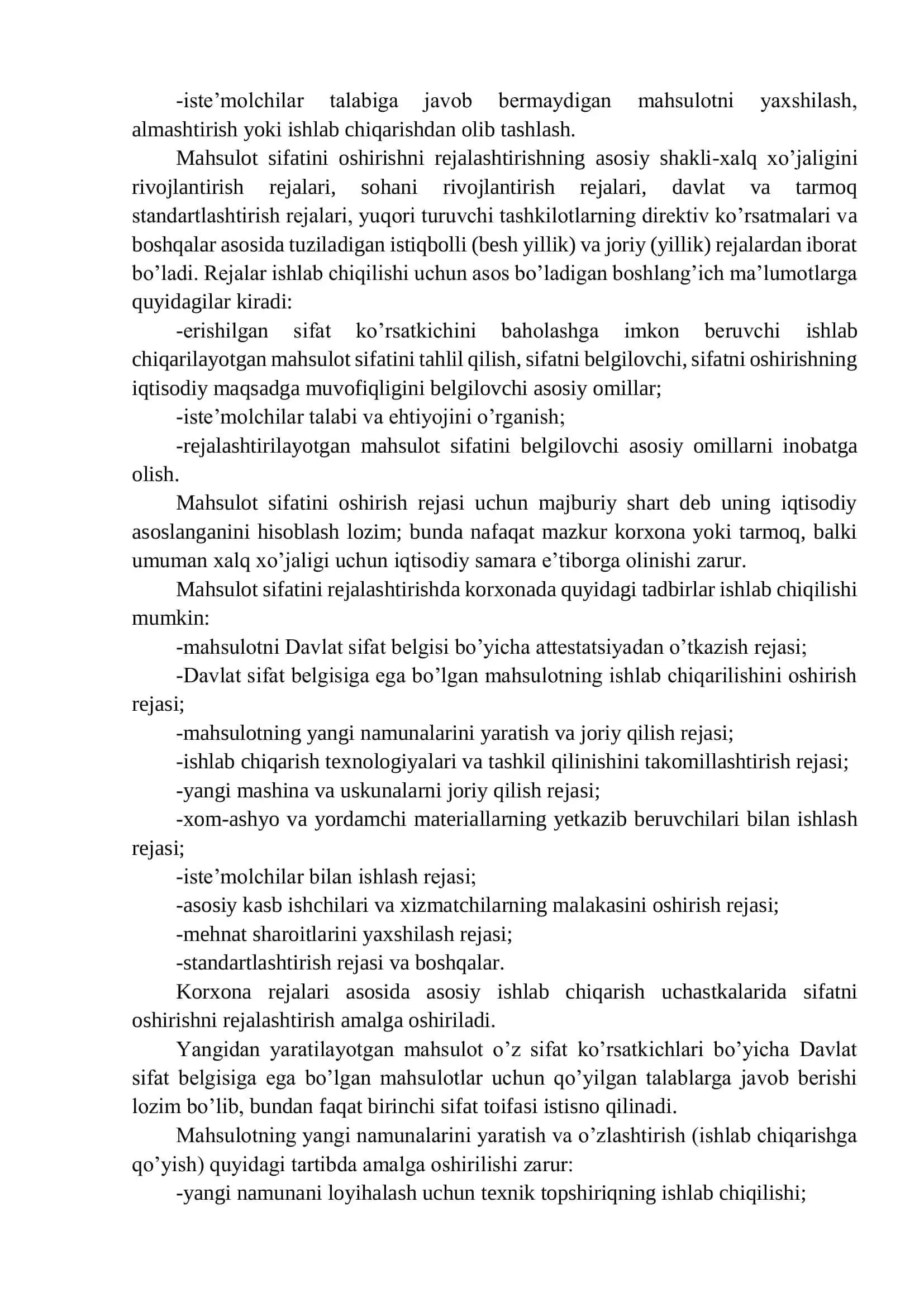 Zamonaviy o’lchov vositalarida mahsulot sifatini baholashning ahamiyati 2