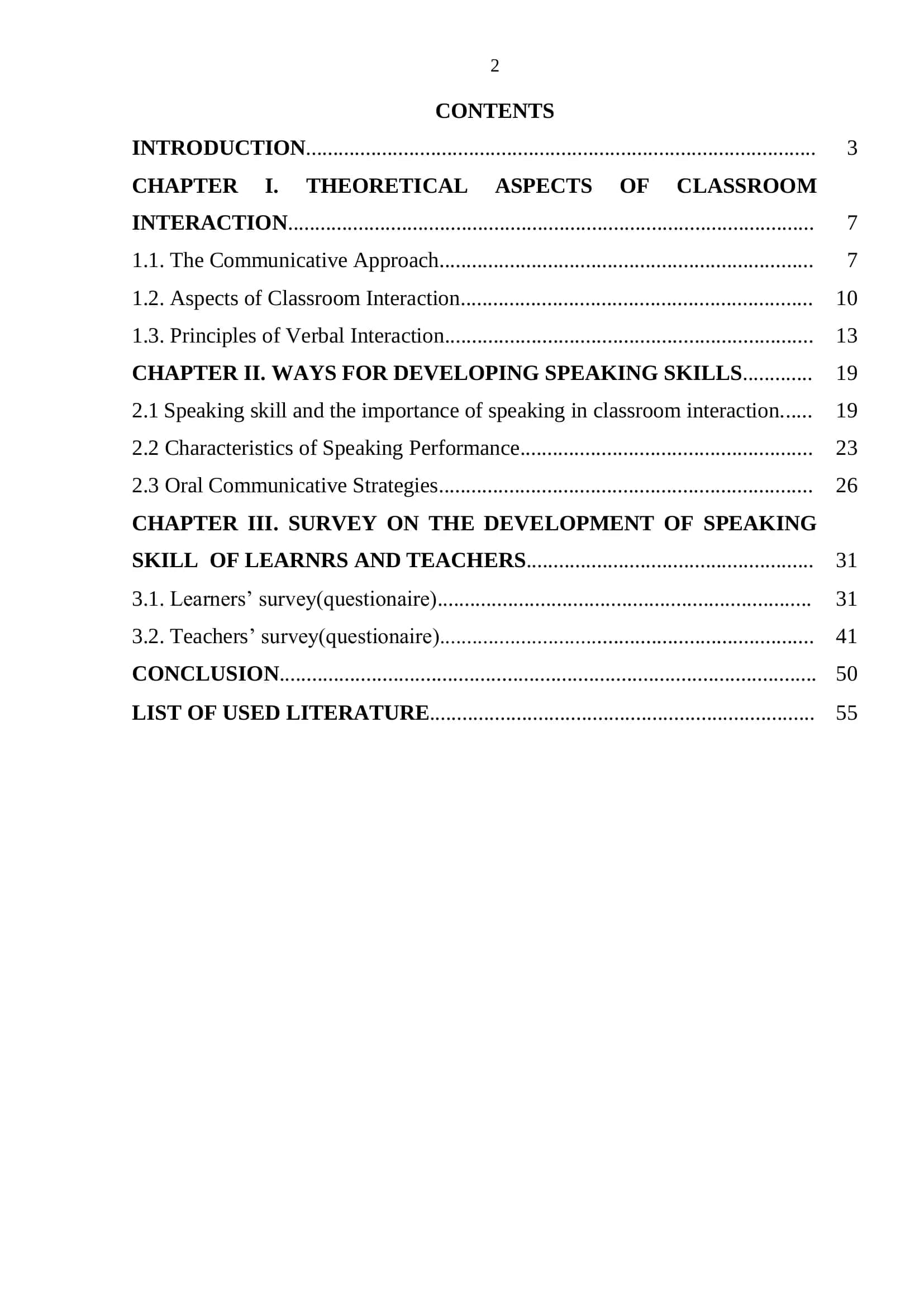 ENGLISH LANGUAGE AND LITERATURE 2