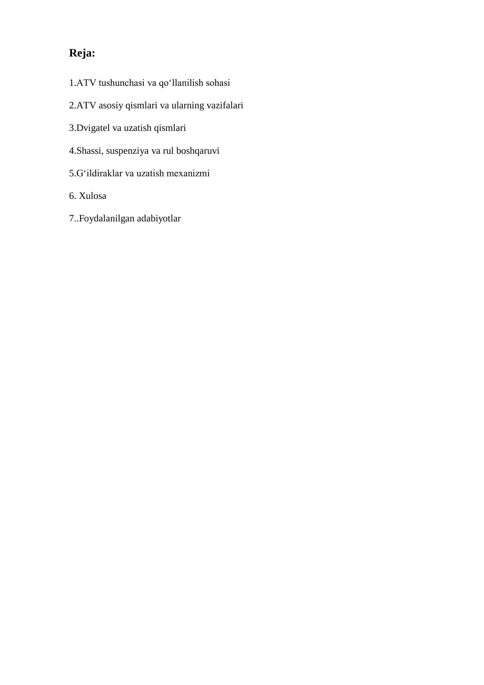 ATV larning umumiy konstruktiv tuzilishi 2
