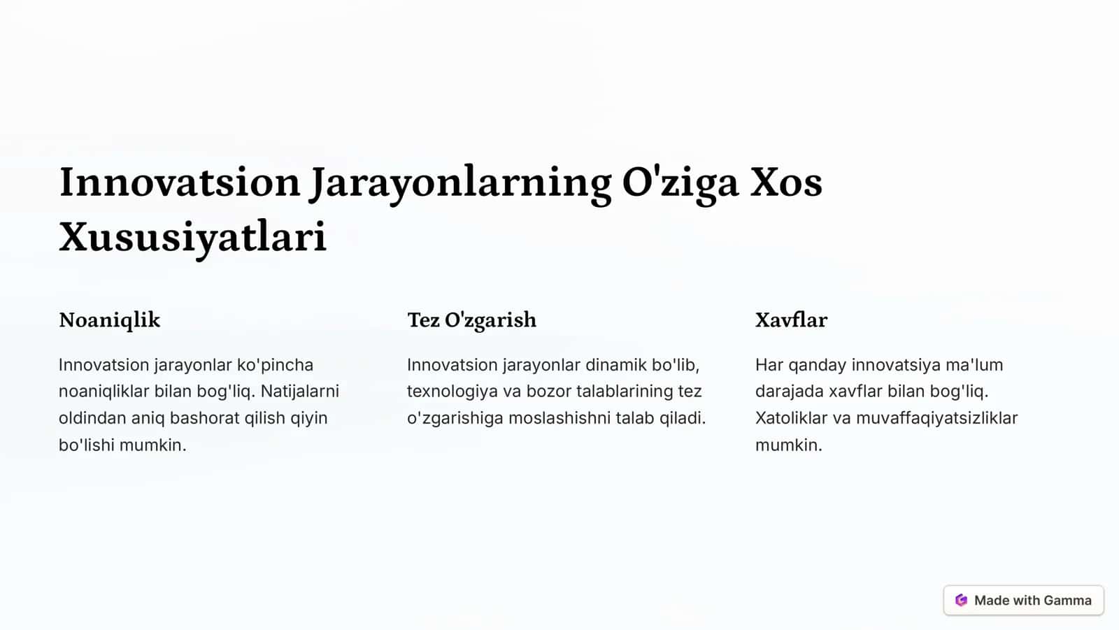 Innovatsion Jarayonlarda Qaror Qabul Qilish 2