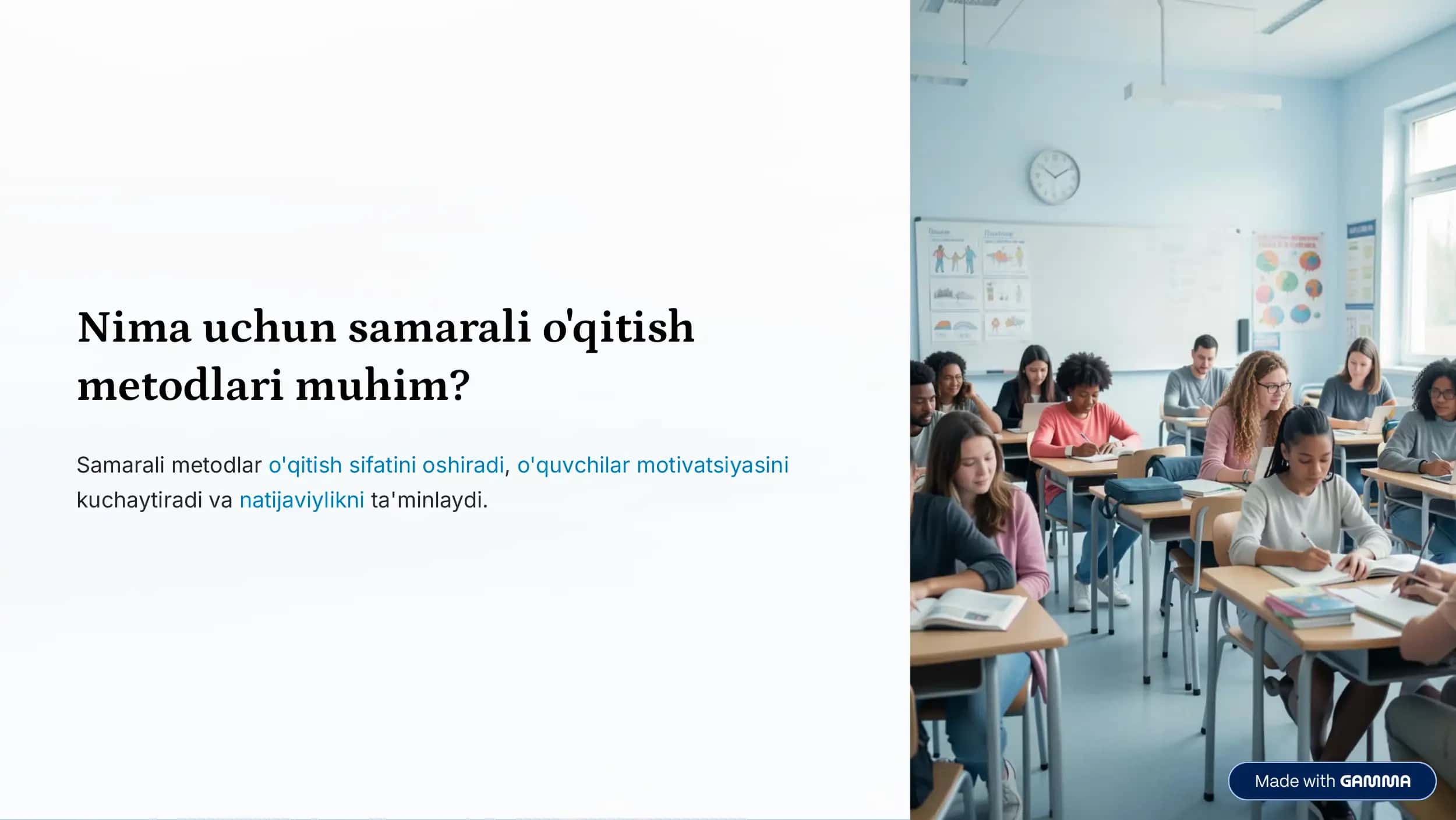 Ingliz tilini o'qitish metodikasi 2