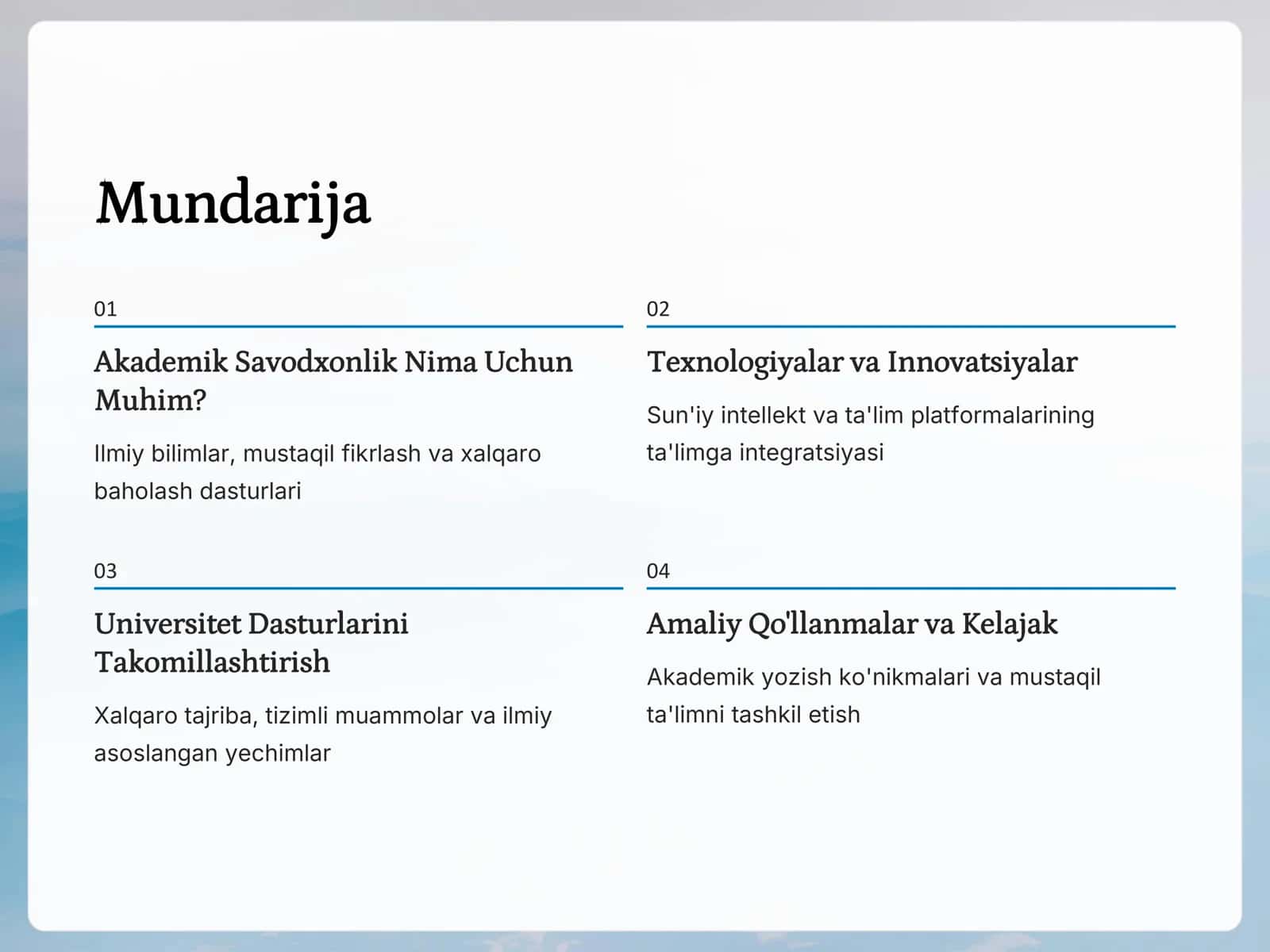 Universitetda Akademik Savodxonlikni Rivojlantirishning Amaliy Jihatlari 2