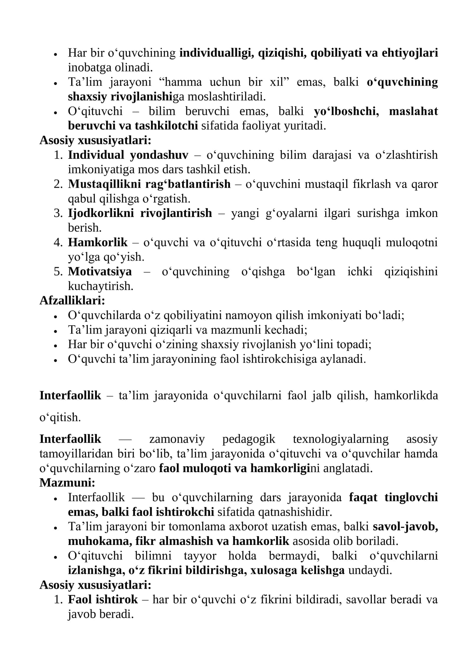 1-MA’RUZA. Zamonaviy pedagogik texnologiyalar xaqida tushuncha 2