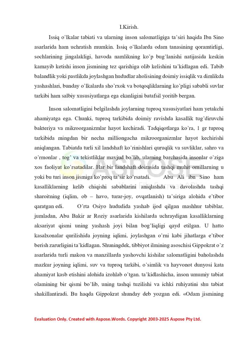 Tropik va saxro sharoyitida odamlarning fiziyologik xolatlari 2