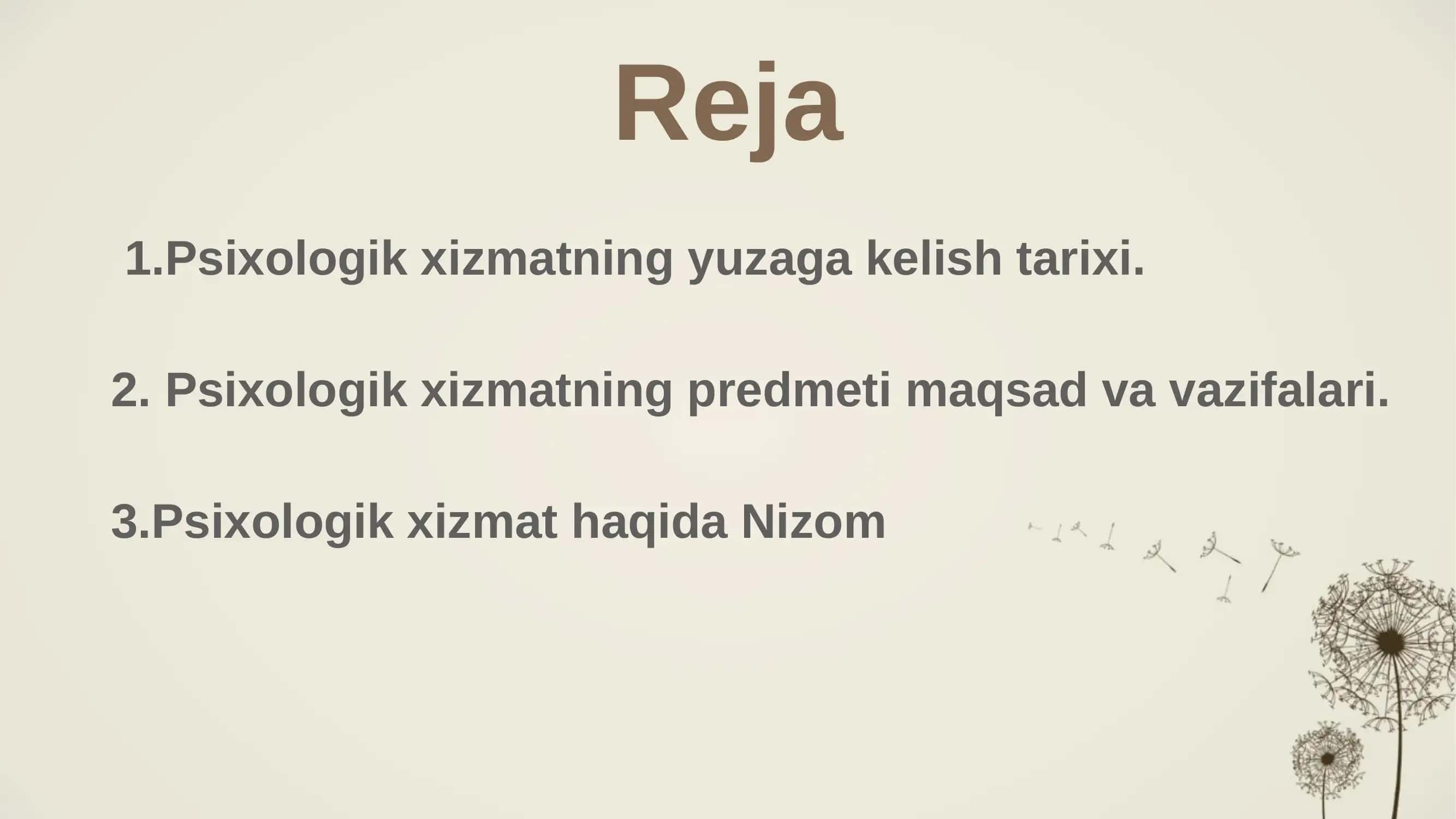 Psixologik xizmatning yuzaga kelish tarixi 2