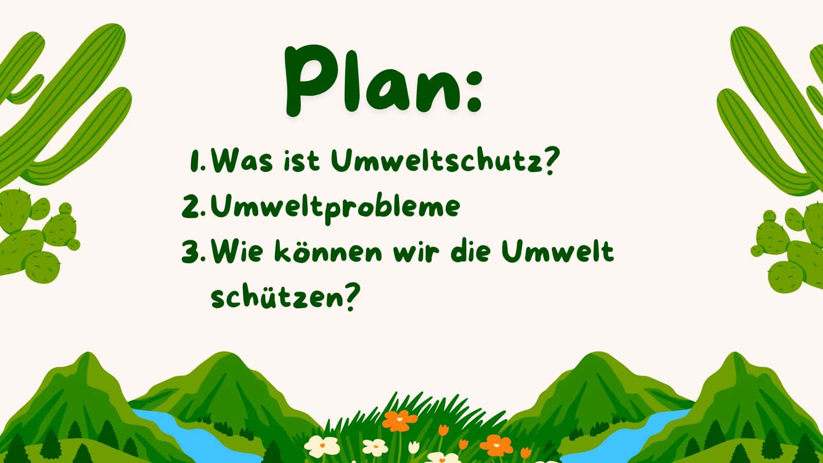 Thema: Umweltschutz 2