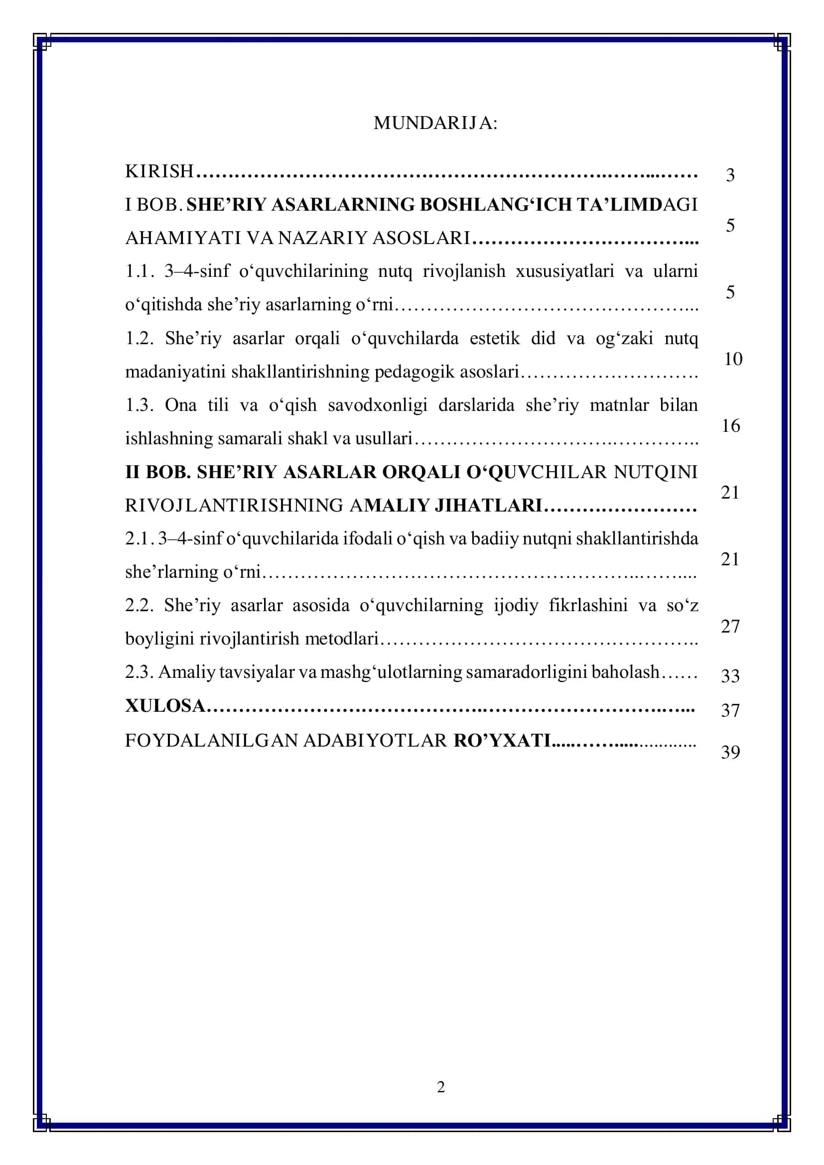 3-4-sinf ona tili va o‘qish savodxonligi darslarida o‘quvchilar nutqini she’riy asarlar orqali rivojlantirish usullari 2