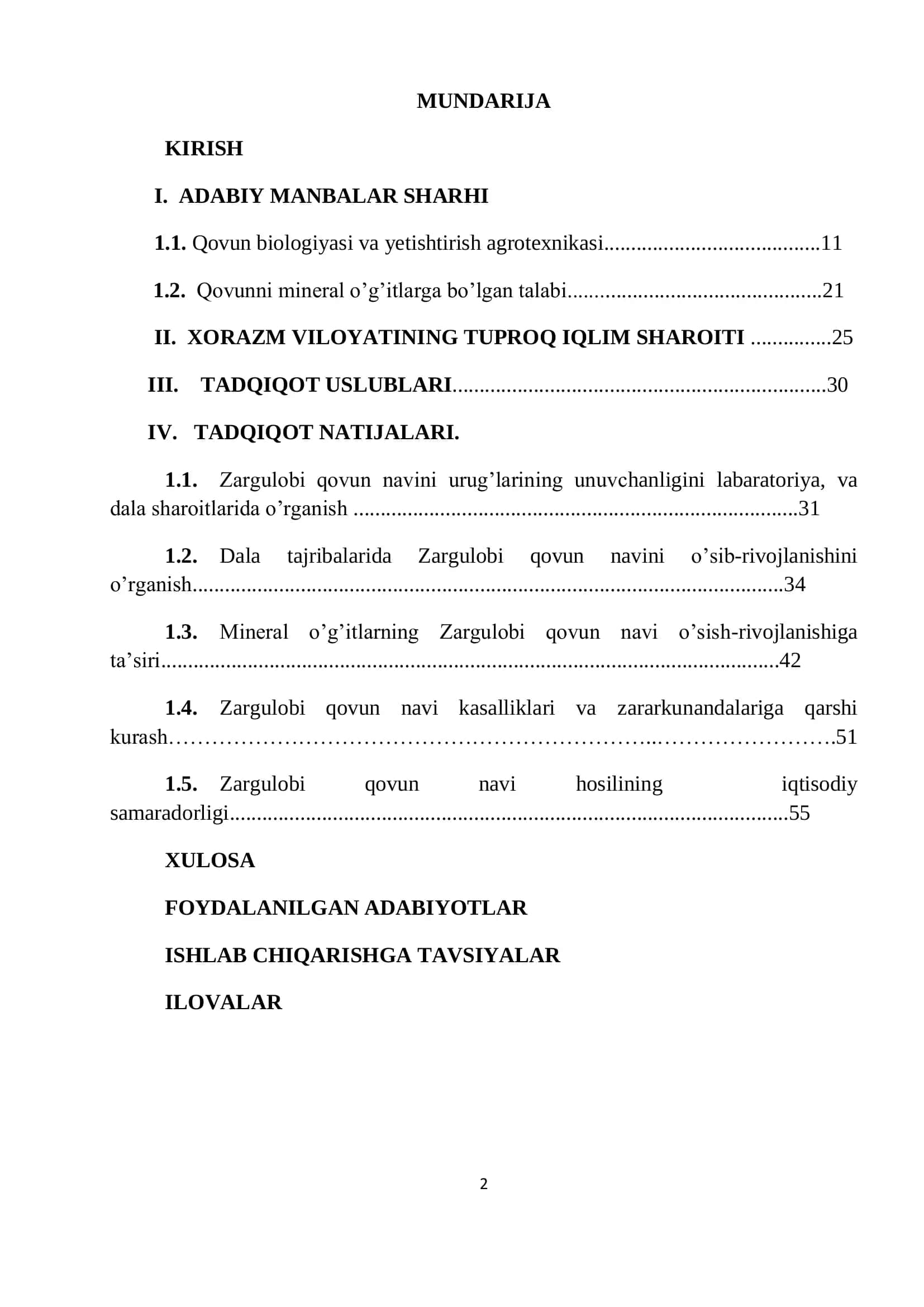 Tuproqshunoslik ta’lim yo’nalishi bakalavr talabasi 2