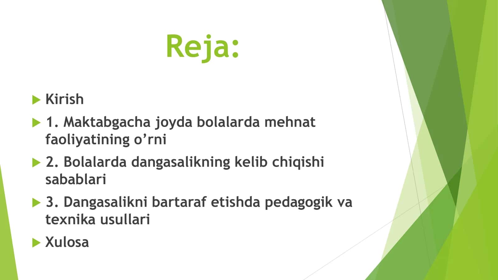Maktabgacha yoshdagi bolani mehnat faoliyatida bolani dangasaligi 2