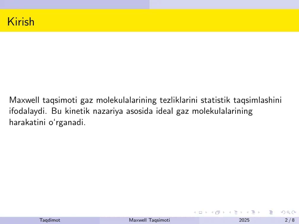 Maxwell Taqsimoti 2