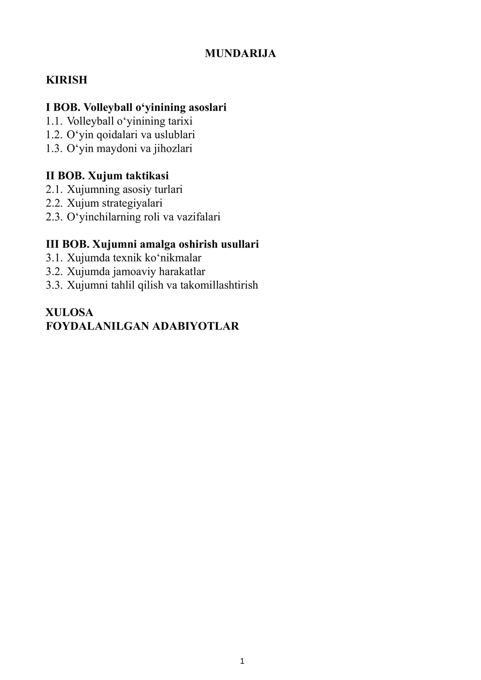 Volleyball xujum taktikasi 2
