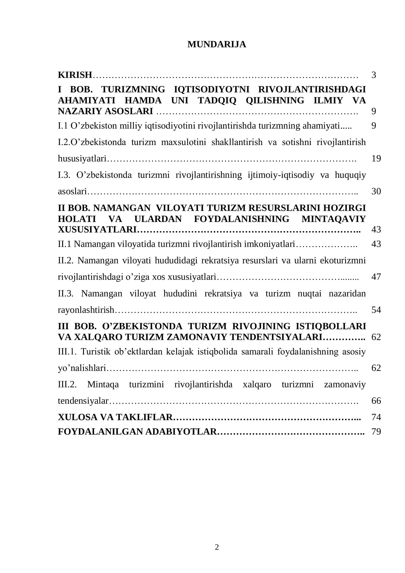 MINTAQADA TURIZMNI RIVOJLANTIRISHNING ASOSIY JIHATLARI 2