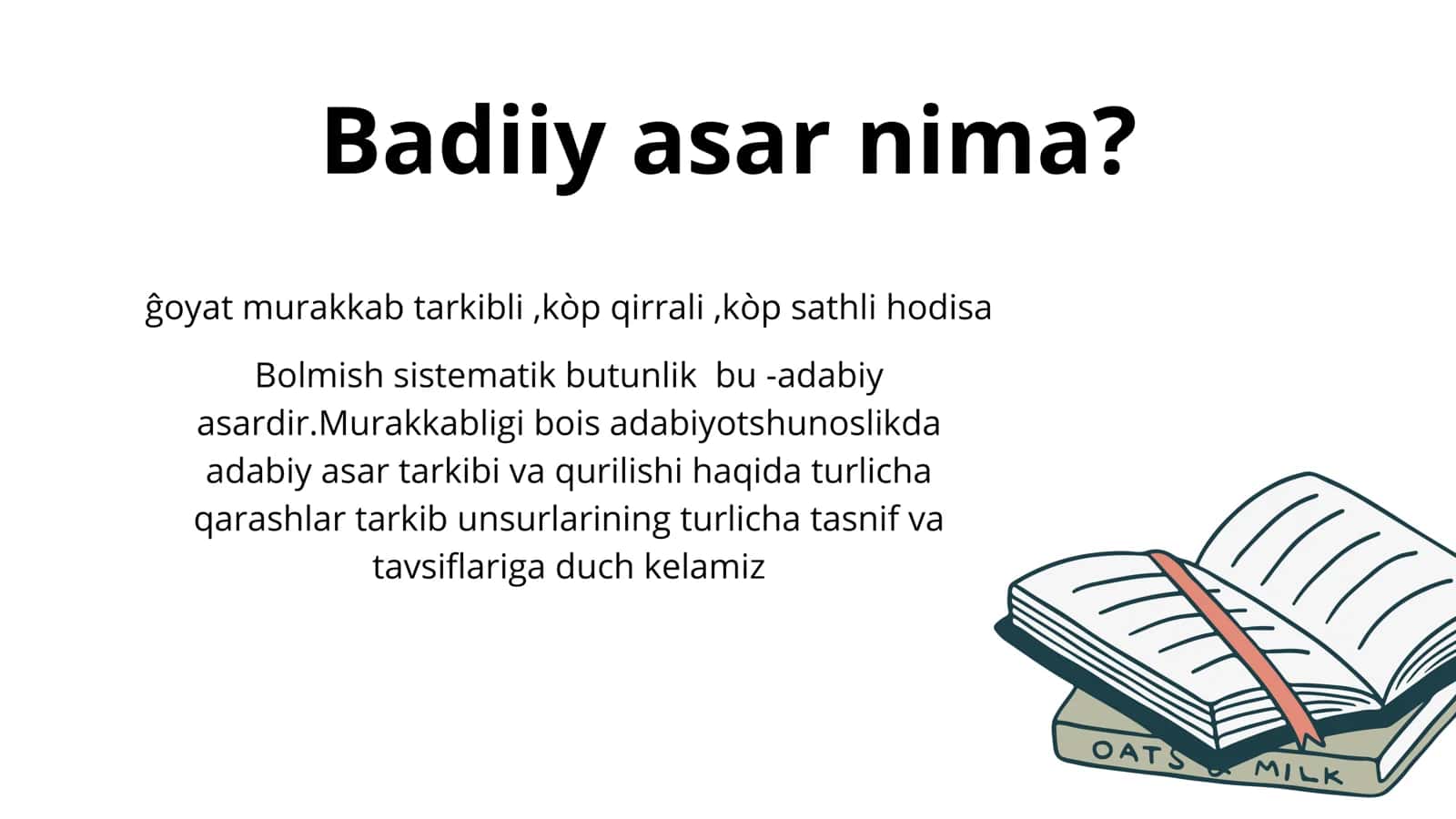 Adabiy asarda shakl va mazmun 2