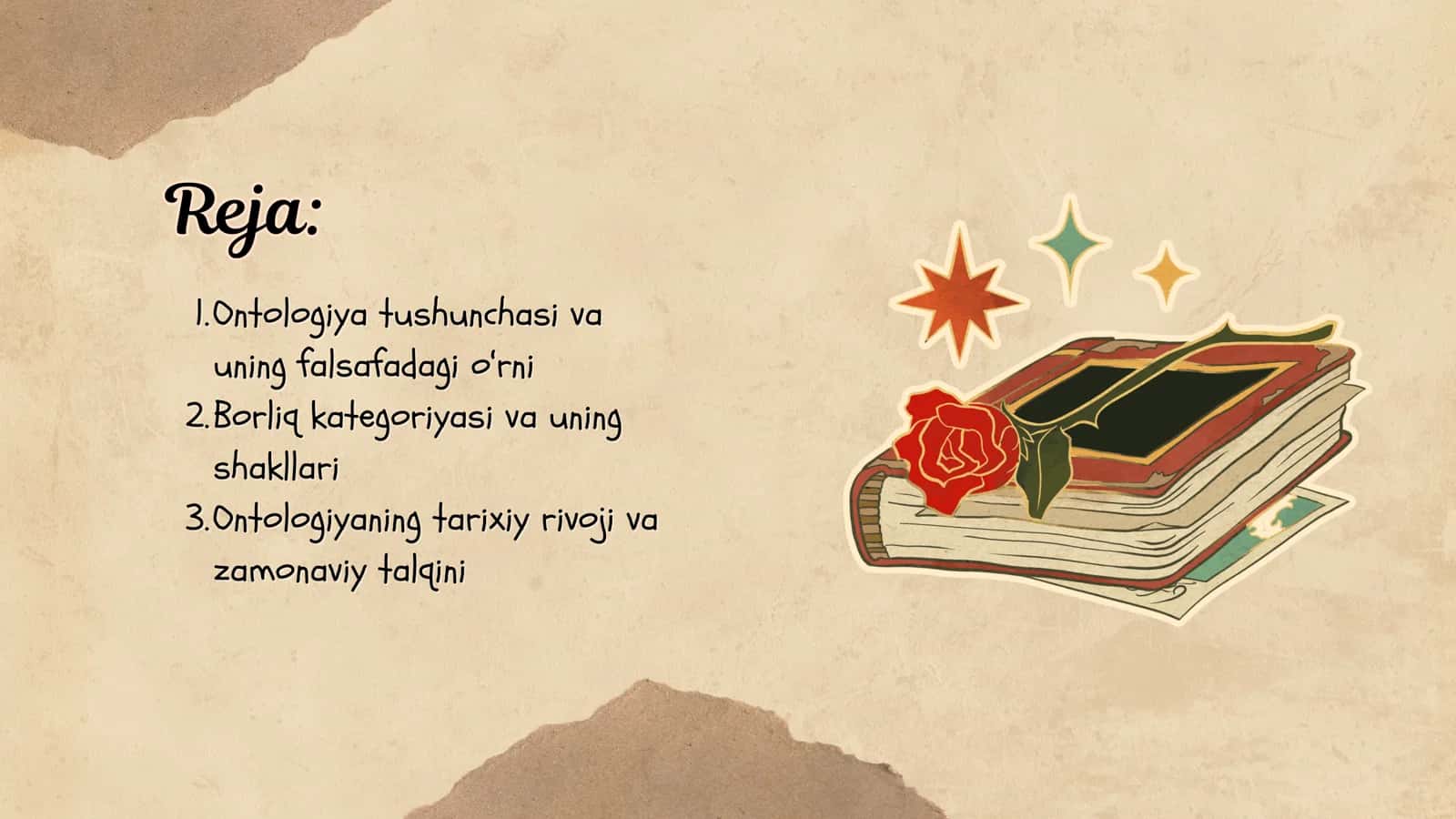 Ontologiya - borliq haqidagi falsafiy ta'limot 2