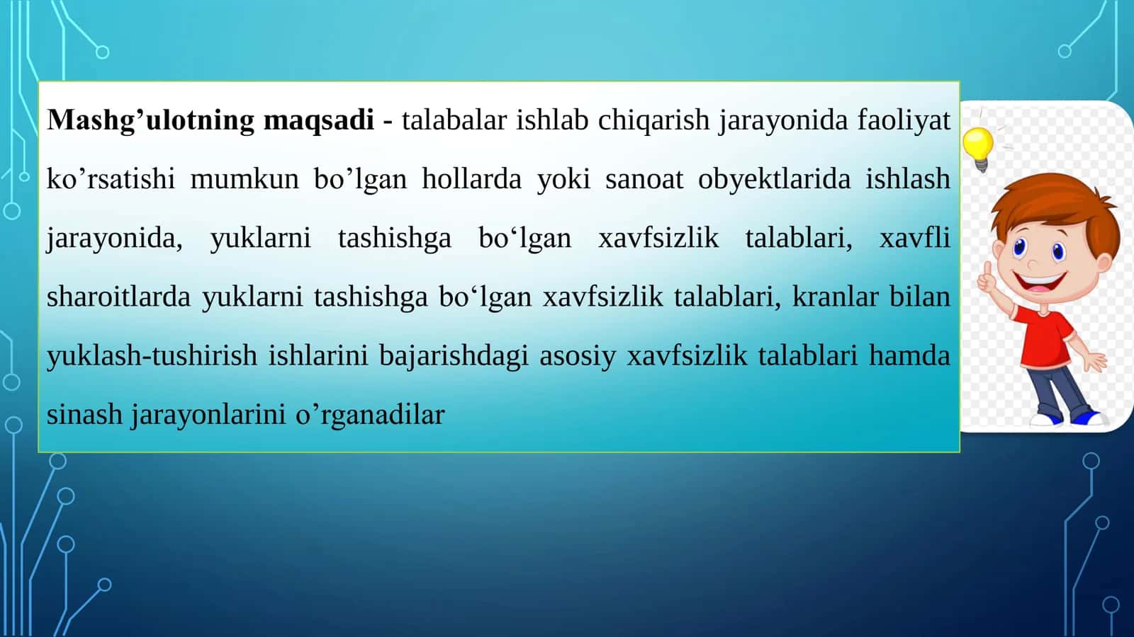 Yuk ko’tarish mashinalari va qurilmalarni sinash 2