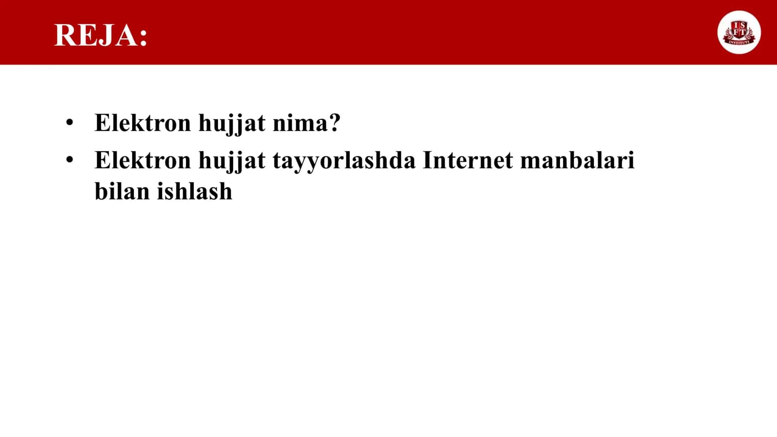 Elektron hujjatlar va ularning ahamiyati 2
