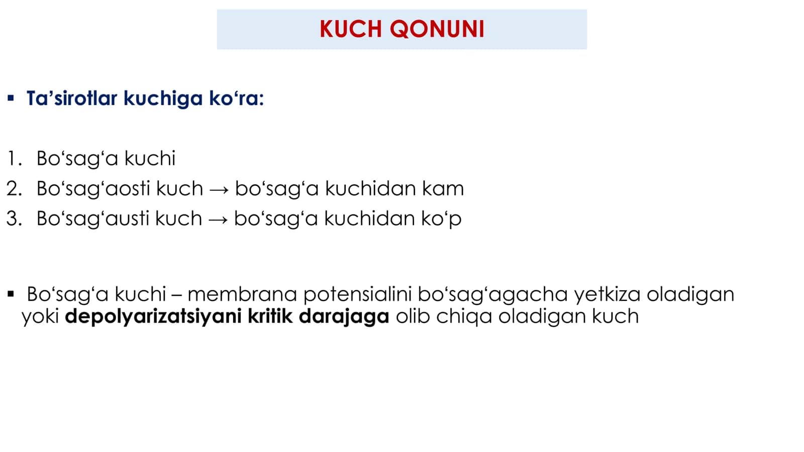 TA’SIR QILISH QONUNLARI 2