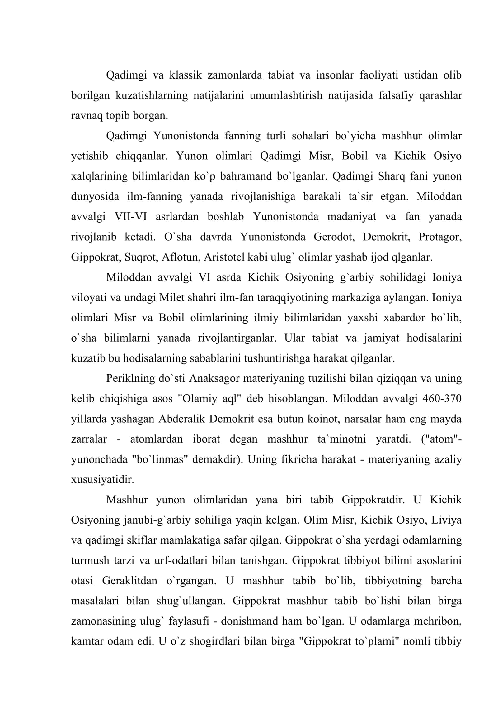 Klassik davrdagi Yunon madaniyati 2