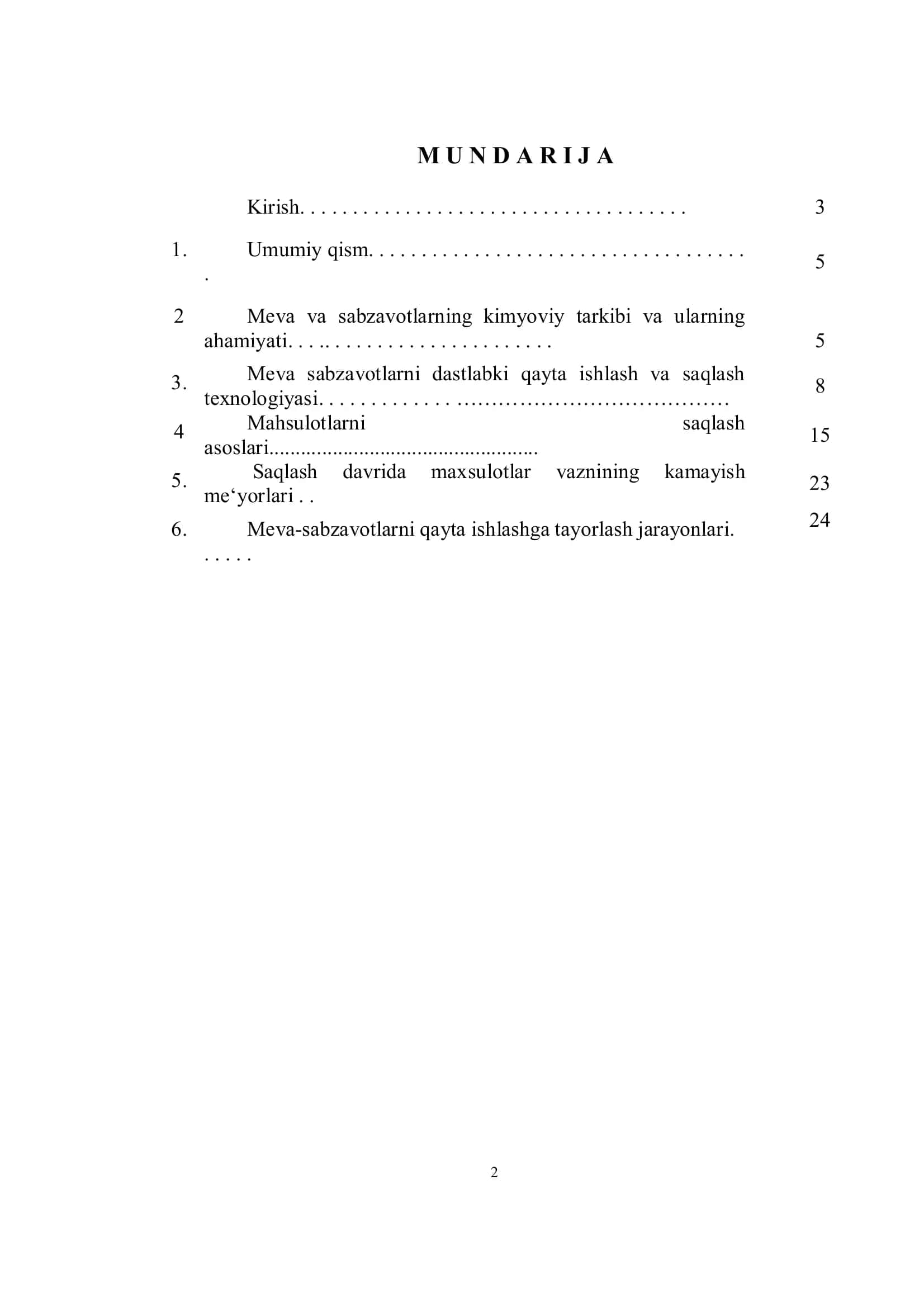 MEVA SABZAVOTLARNI SAQLASHGA TAYORLASH JARAYONLARI 2