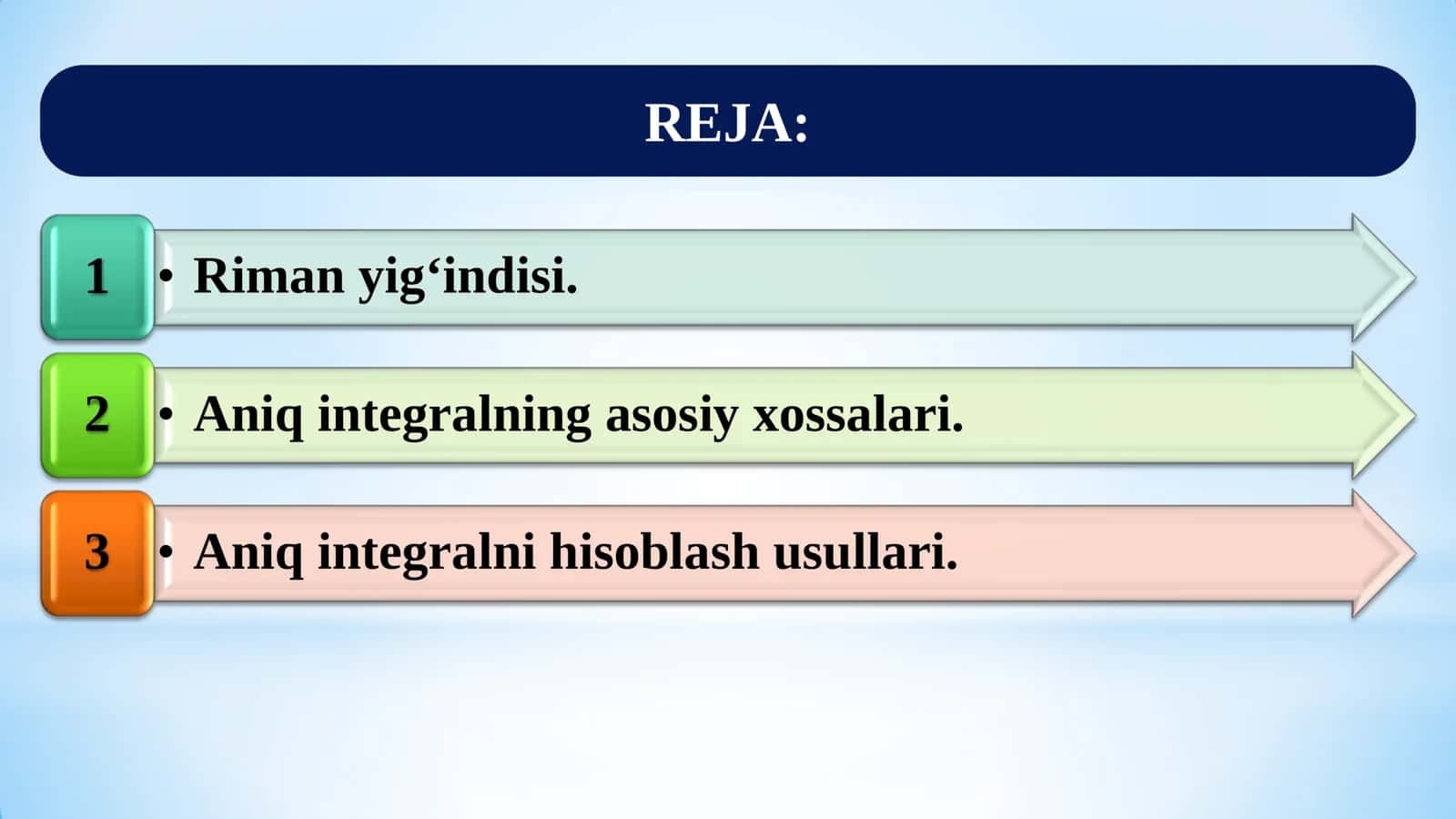 Amaliy matematika 2: Aniq integral 2