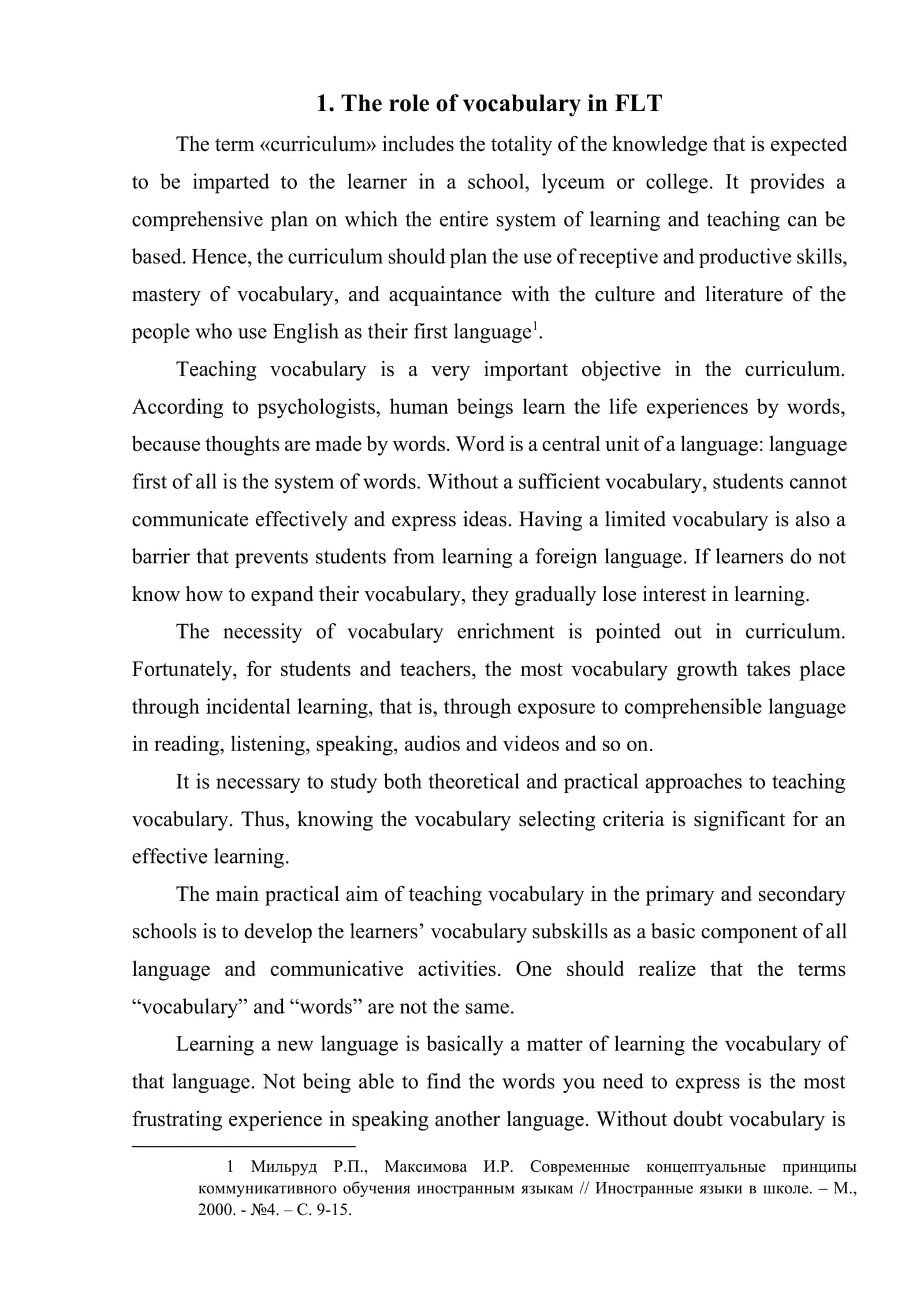 Lecture on Teaching English Vocabulary 2