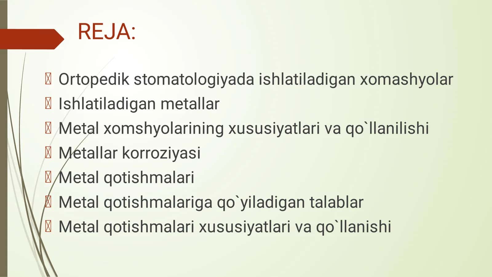 Metallar va qotishmalar 2