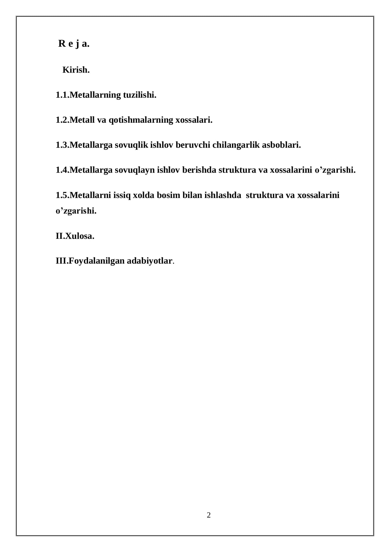 Metallarga issiqlik va sovuqlik ishlov berishning moxiyati 2