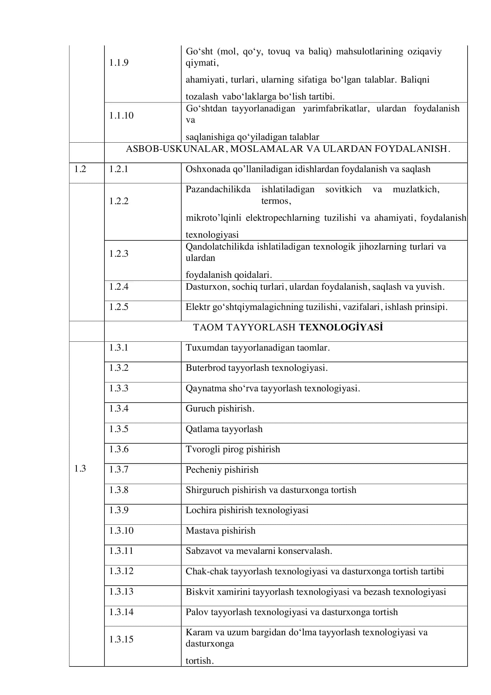 Oziq-ovqat mahsulotlariga ishlov berish texnologiyasi 2
