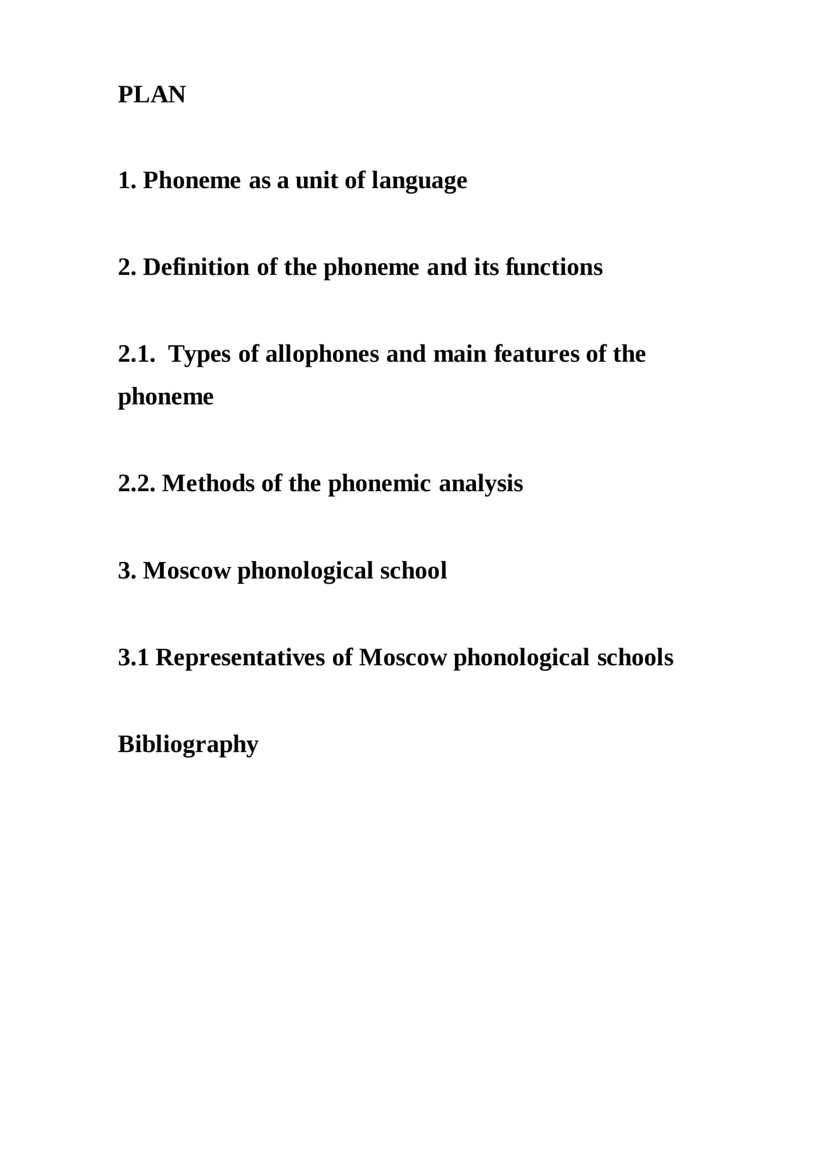Phoneme as a unit of language 2