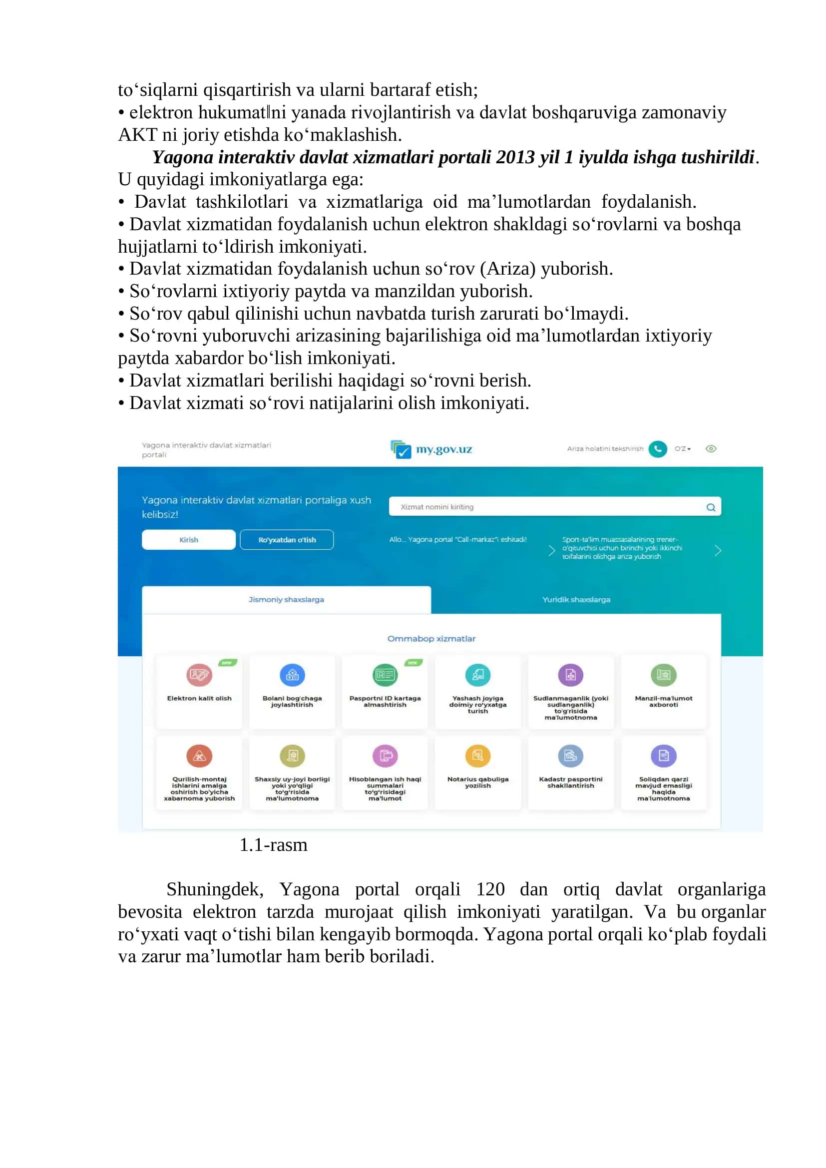 Yagona interaktiv davlat xizmatlari portal 2